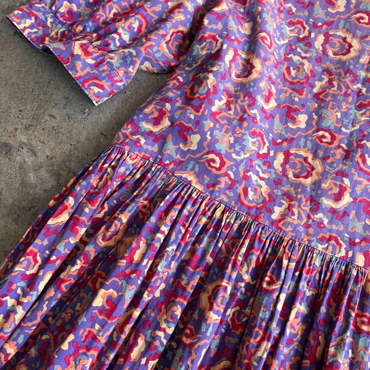 ơ 饢쥤  ѥե꡼ ɥ쥹Vintage Laura Ashley Puff Sleeve Dress 
