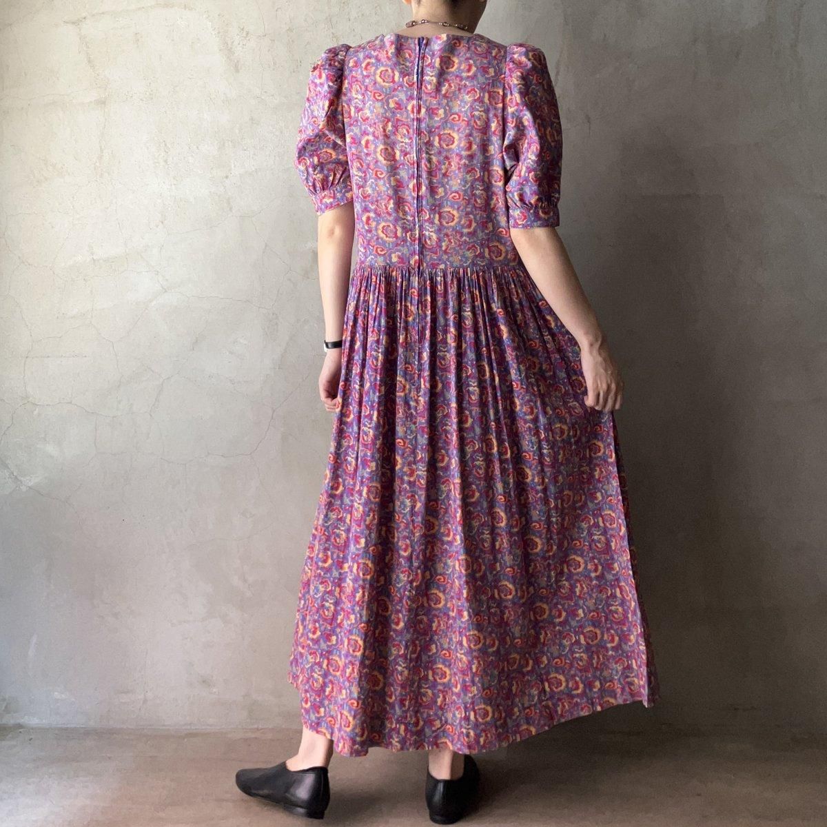 ơ 饢쥤  ѥե꡼ ɥ쥹Vintage Laura Ashley Puff Sleeve Dress 