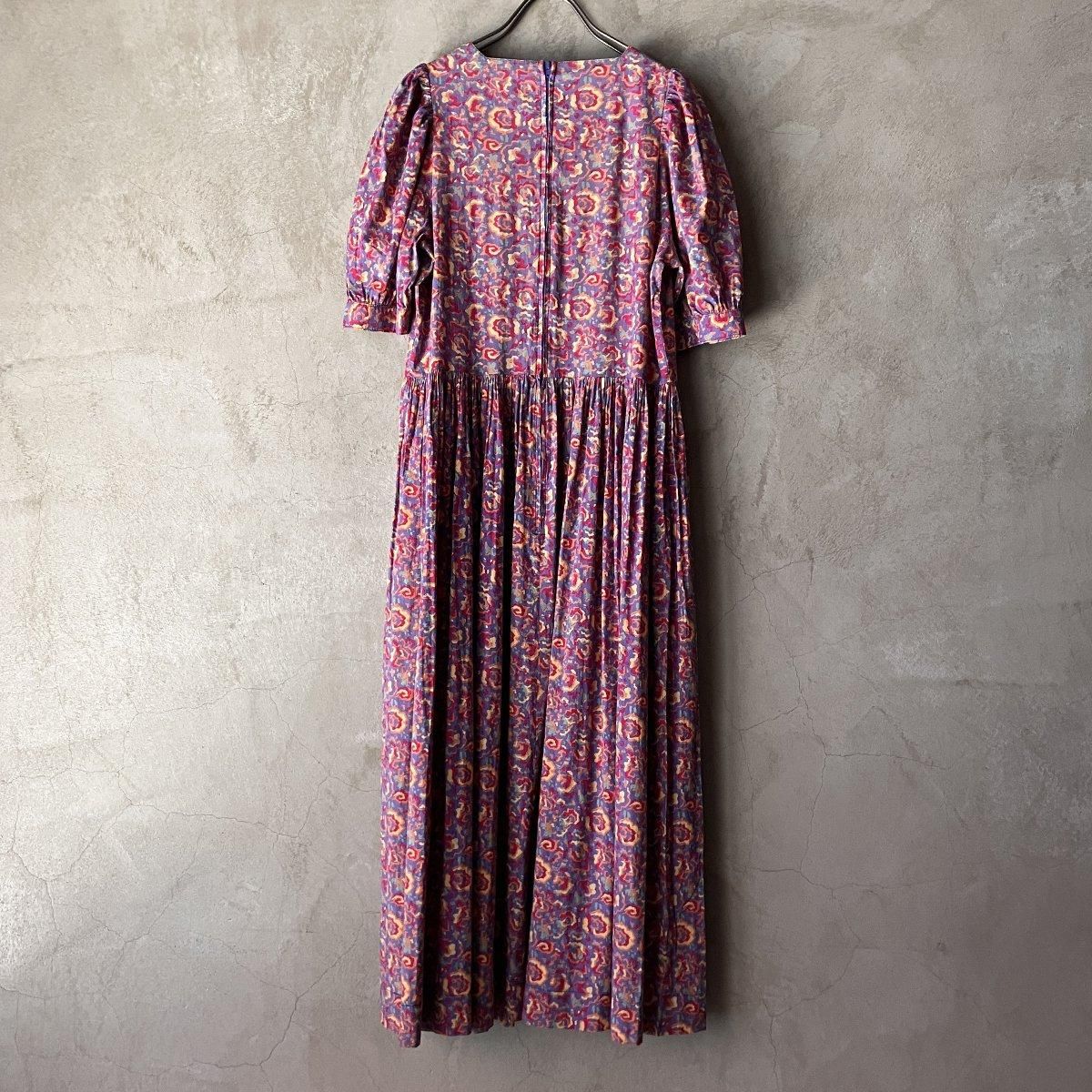 ơ 饢쥤  ѥե꡼ ɥ쥹Vintage Laura Ashley Puff Sleeve Dress 