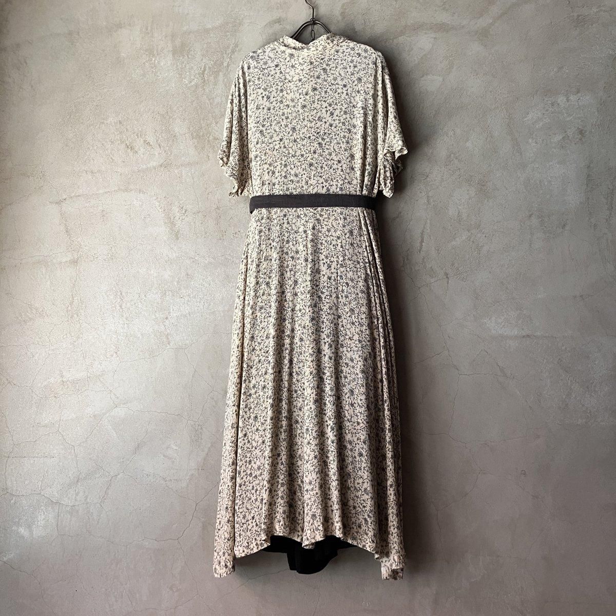 ơ ץ å㡼 ɥ쥹Vintage Floral Print Washer Dress