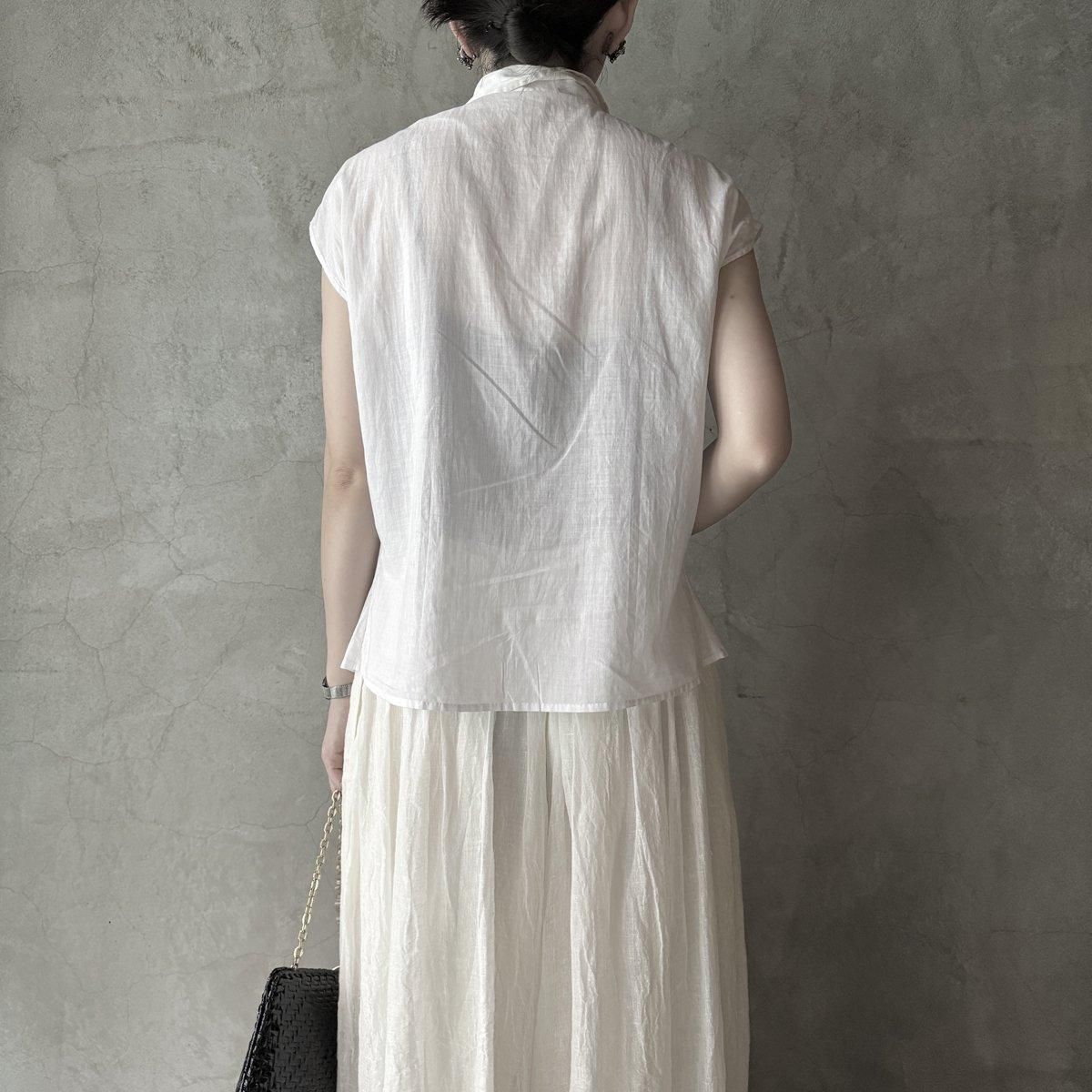 1950ǯ ե 졼 ե꡼ ֥饦Cotton Lace French sleeve Blouse