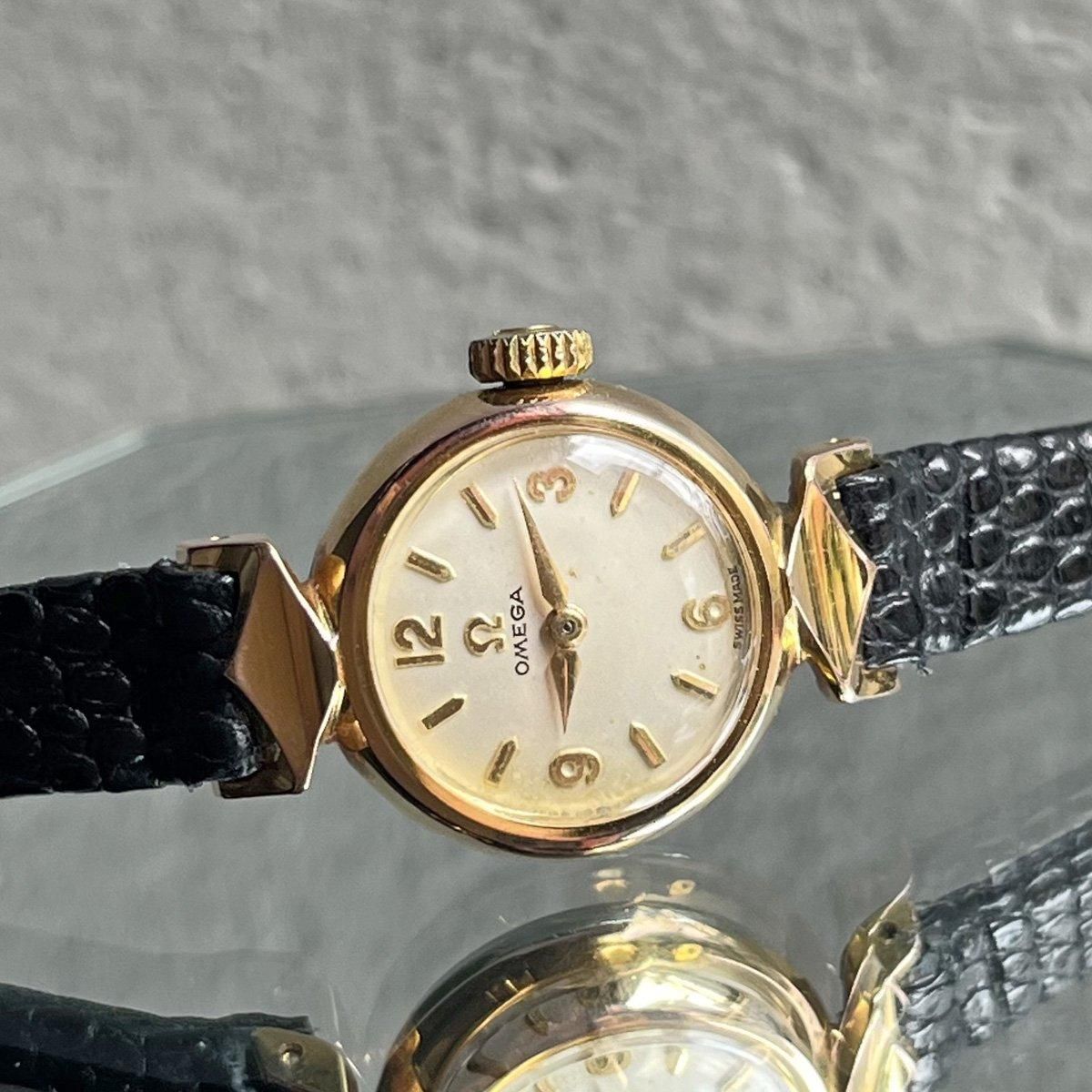 ア*ラ様 腕時計9点セット OMEGA（オメガ） 12・3・6・9アラビア数字 菱形ラグ 純正尾錠
