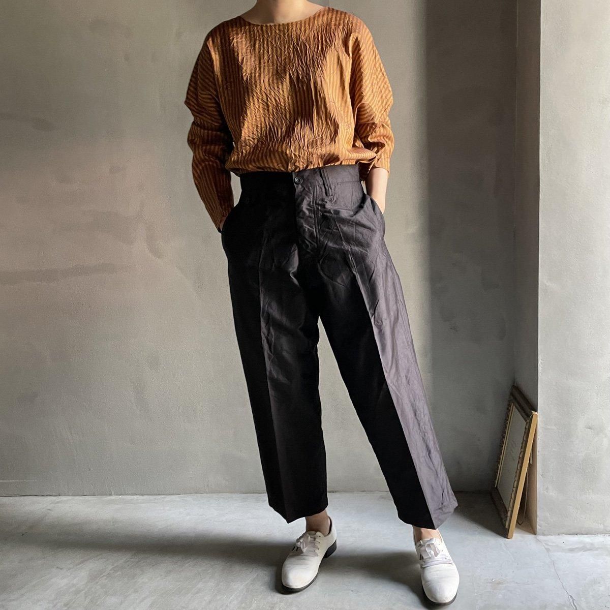 CHRISTIAN PEAU CP R/N LSʥꥹ ݡ ݶ Ĺµ åȥBROWN STRIPE