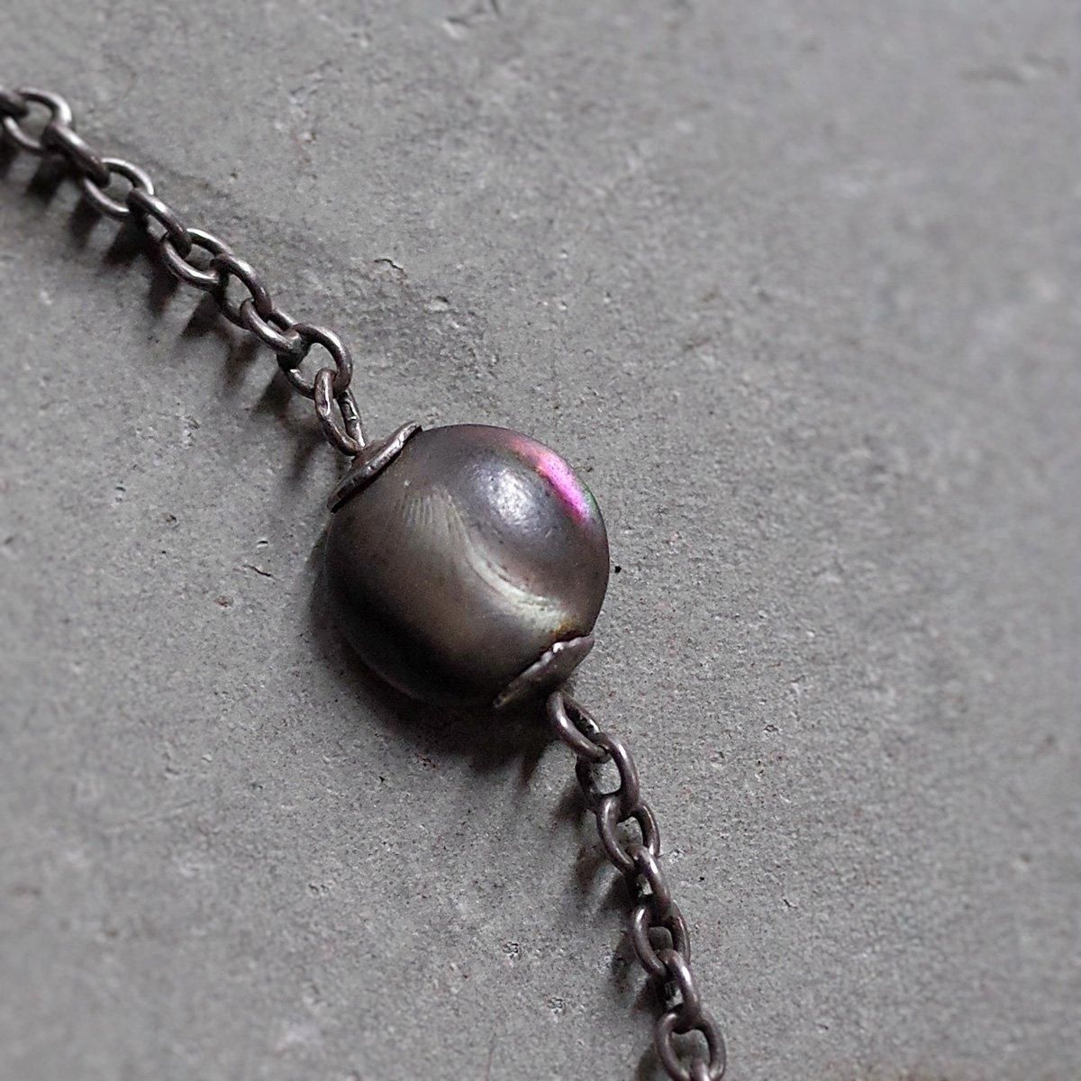 С Х󥷥  ͥå쥹1900-1920's Silver Abalone Shell Long Necklace