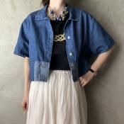 U.S. ơ ǥ˥ 硼 㥱åȡVintage Denim Short Jacket