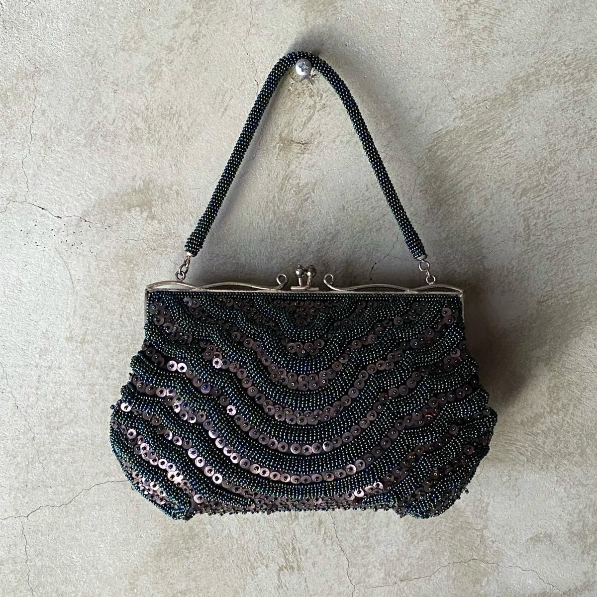 ơ ӡ&ѥ󥳡 ХåVintage Beads&Sequin Bag