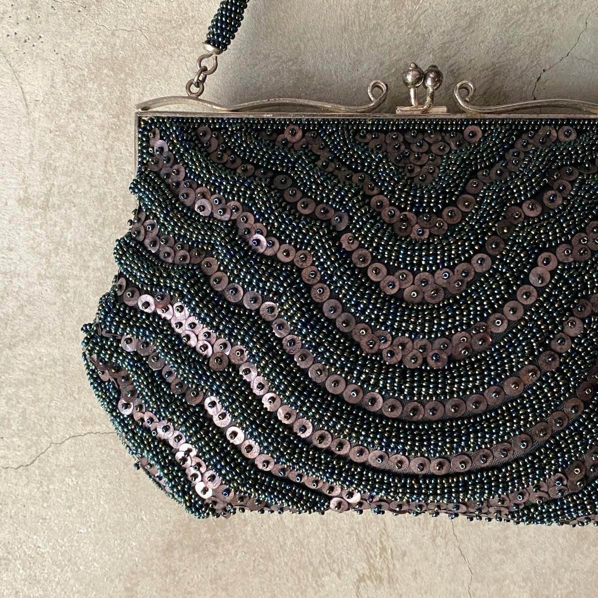ơ ӡ&ѥ󥳡 ХåVintage Beads&Sequin Bag