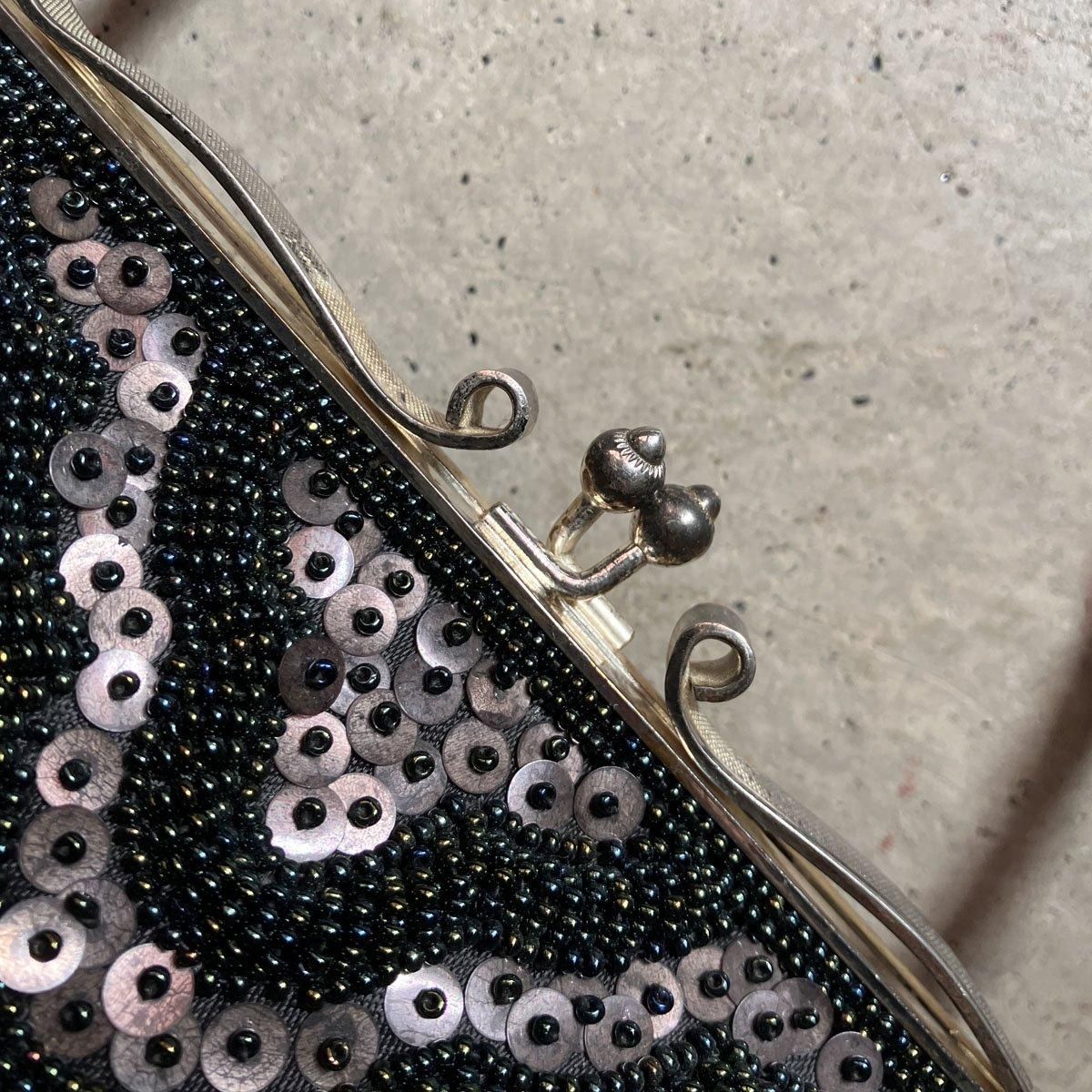 ơ ӡ&ѥ󥳡 ХåVintage Beads&Sequin Bag