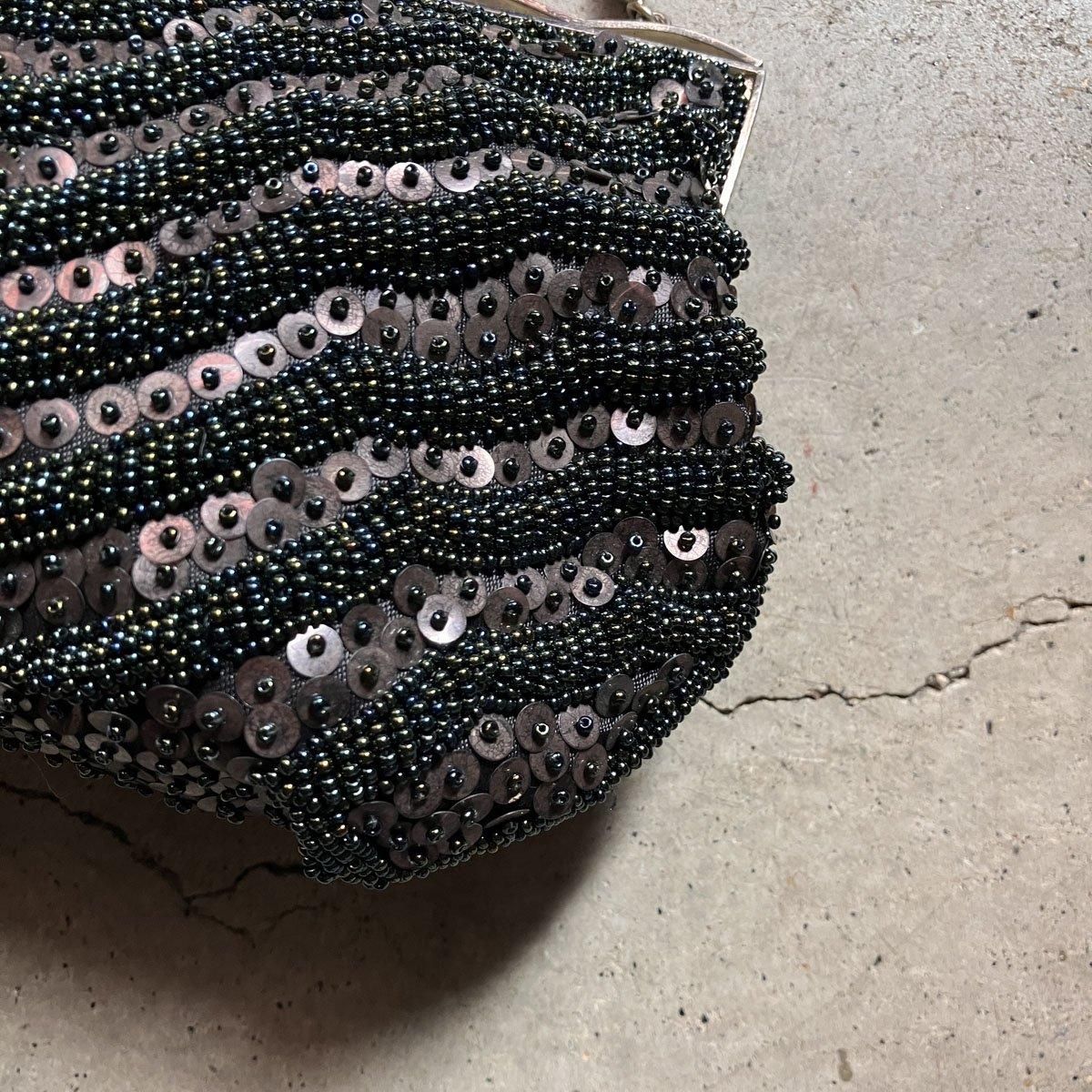 ơ ӡ&ѥ󥳡 ХåVintage Beads&Sequin Bag