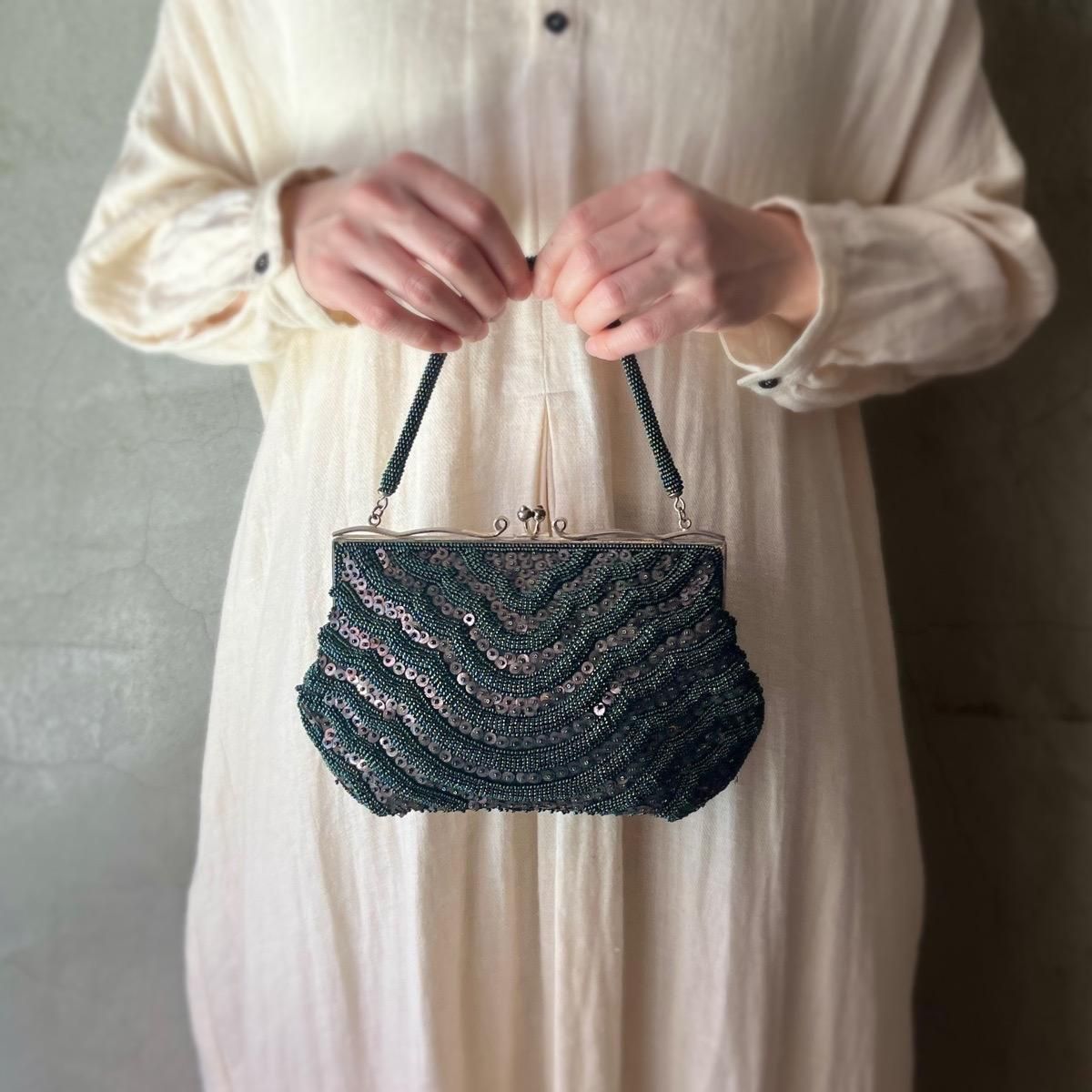 ơ ӡ&ѥ󥳡 ХåVintage Beads&Sequin Bag