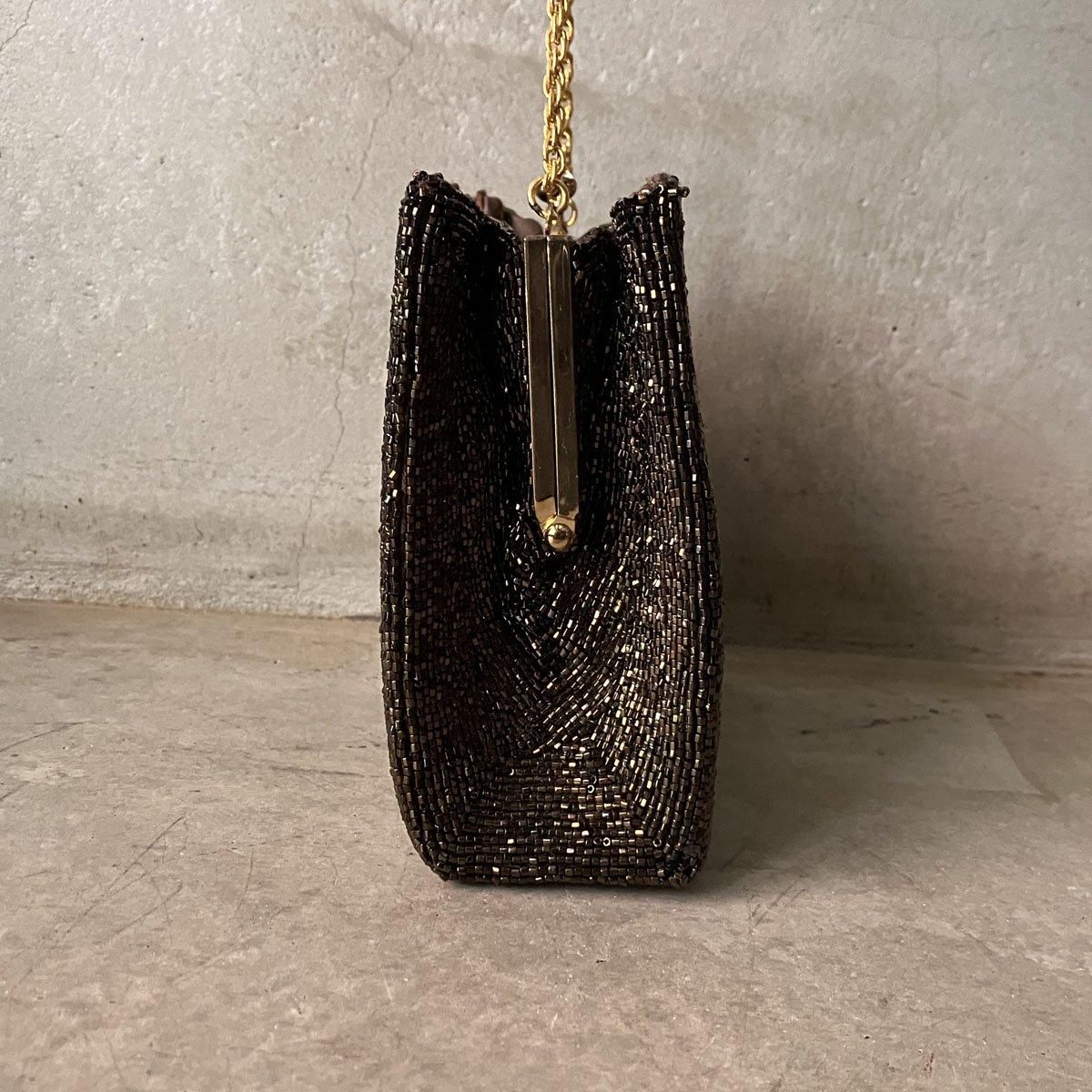 ơ ӡ ܥå Хå Dead StockVintage Beads BagGold