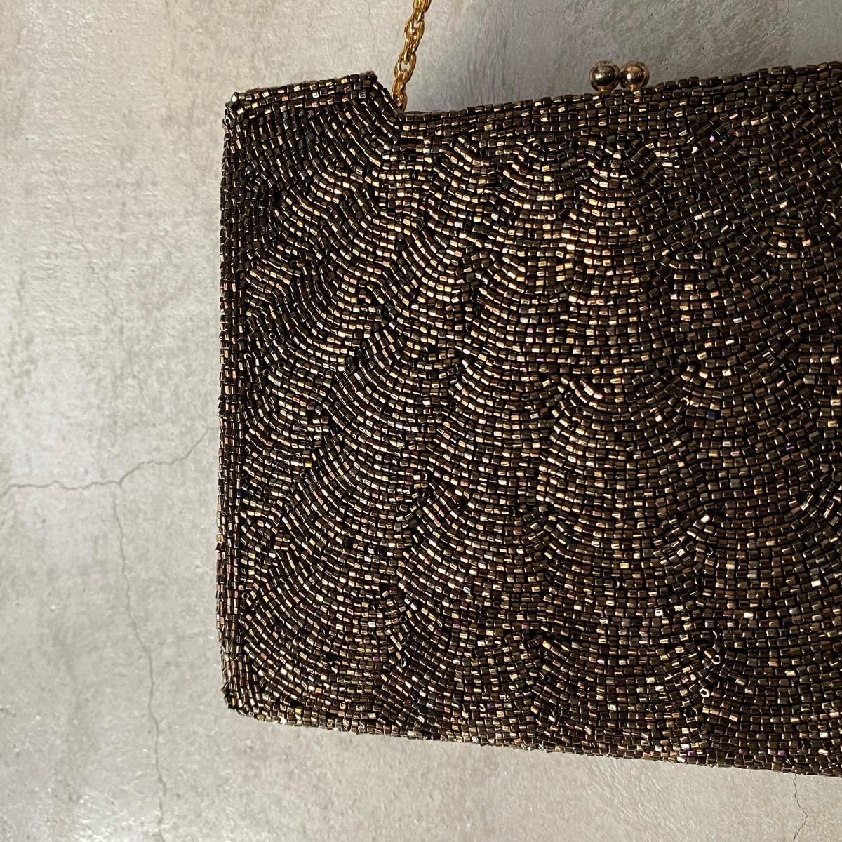 ơ ӡ ܥå Хå Dead StockVintage Beads BagGold