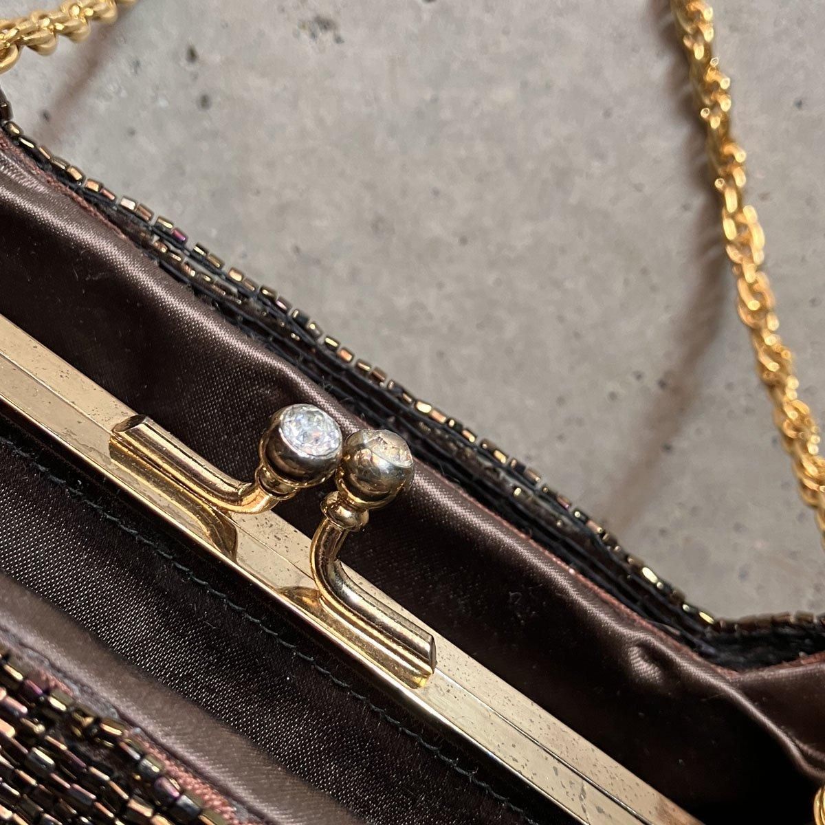 ơ ӡ ܥå Хå Dead StockVintage Beads BagGold