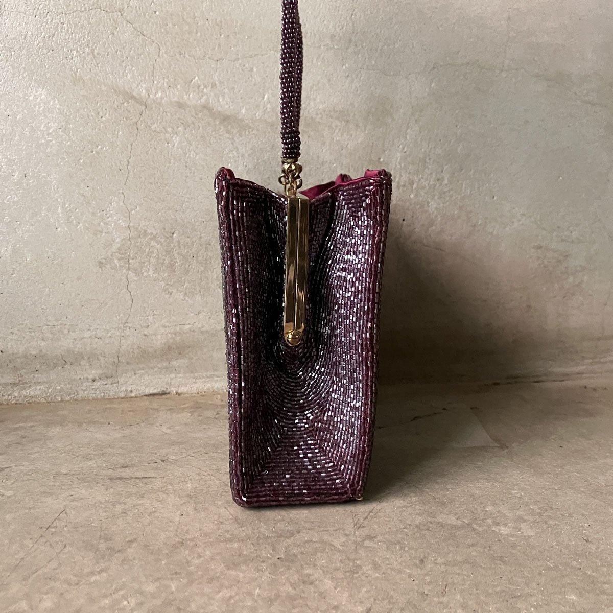 ơ ӡ ܥå Хå Dead StockVintage Beads BagMagenta