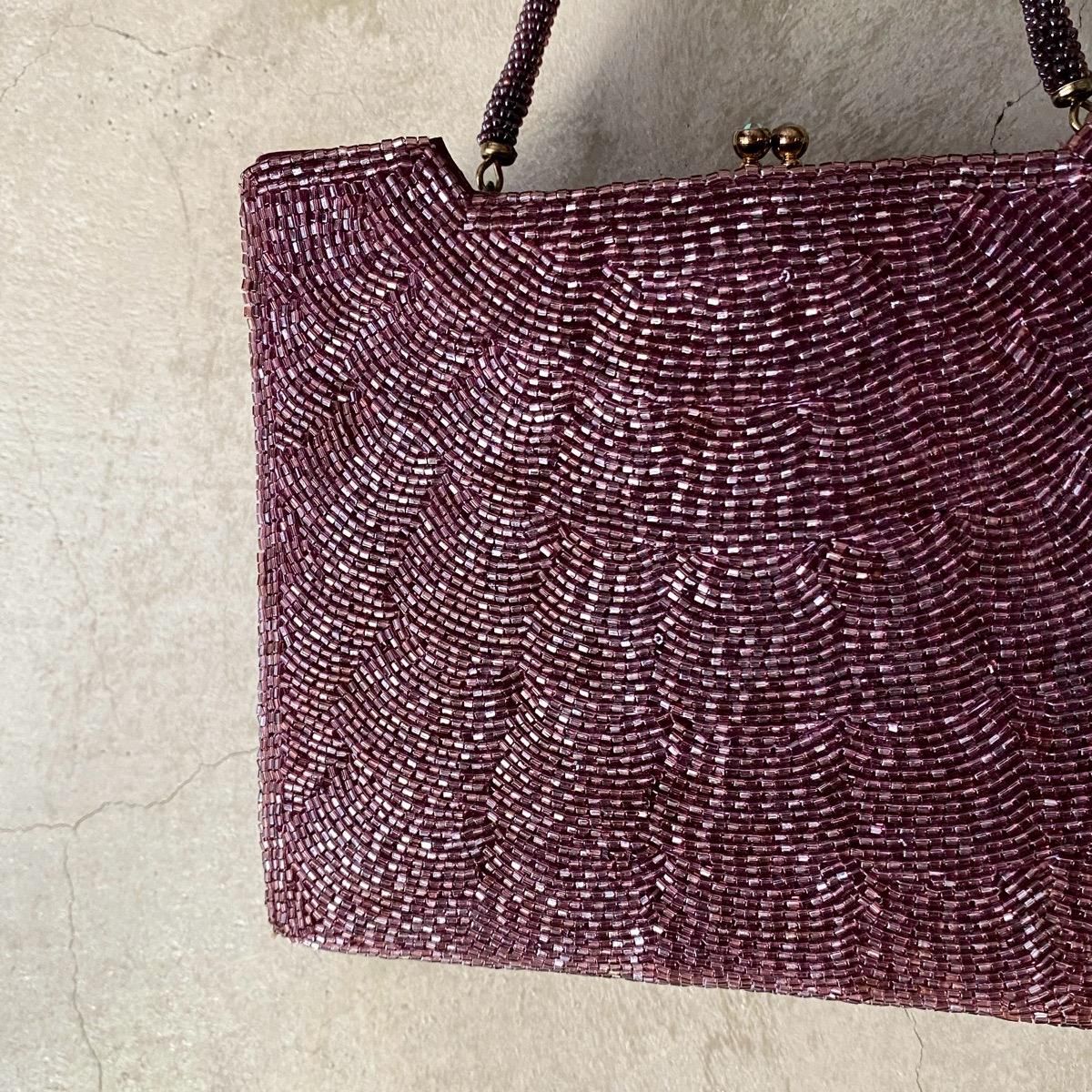 ơ ӡ ܥå Хå Dead StockVintage Beads BagMagenta