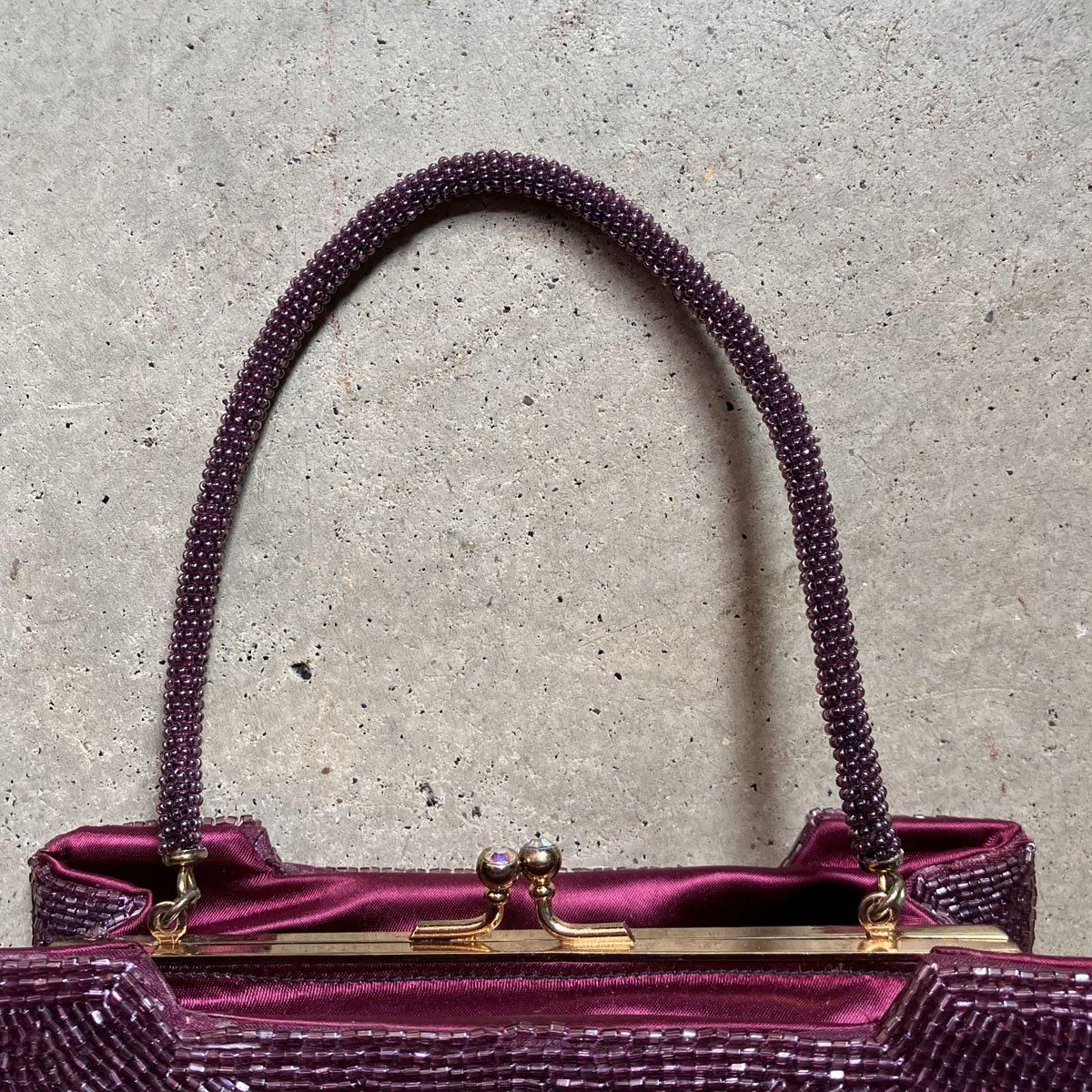 ơ ӡ ܥå Хå Dead StockVintage Beads BagMagenta