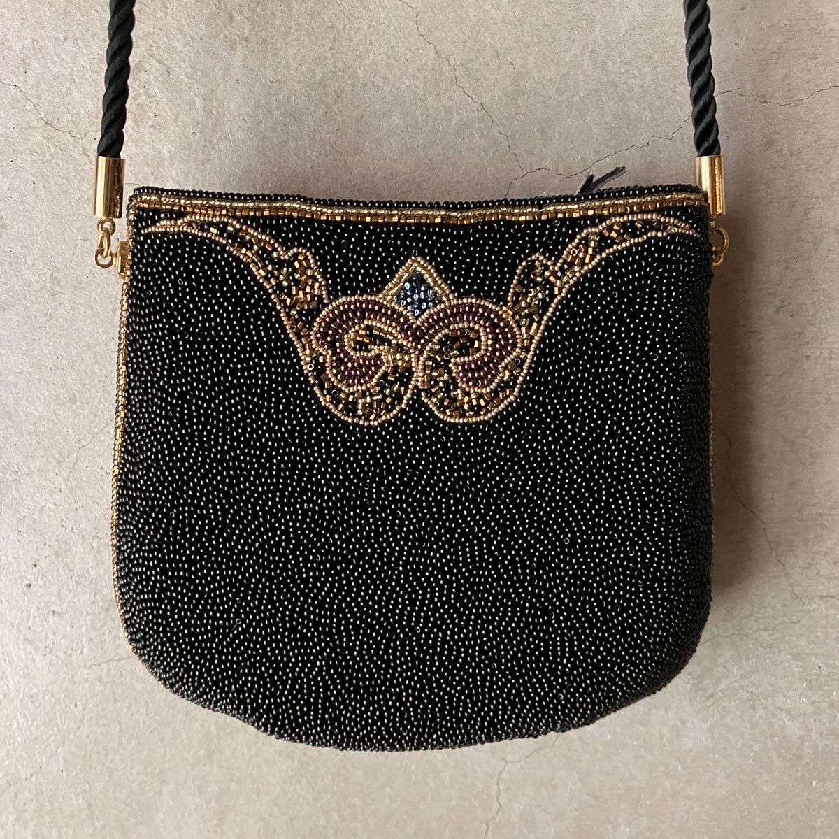 ヴィンテージ ビーズ ショルダーバッグ Dead Stock(Vintage Beads Shoulder Bag)- JeJe PIANO ONLINE BOUTIQUE 神戸のアンティーク時計,ジュエリー,ファッション専門店 ヴィンテージ ビーズ ショルダーバッグ Dead Stock(Vintage Beads Shoulder Bag)- JeJe PIANO ONLINE BOUTIQUE 神戸のアンティーク時計,ジュエリー,ファッション専門店