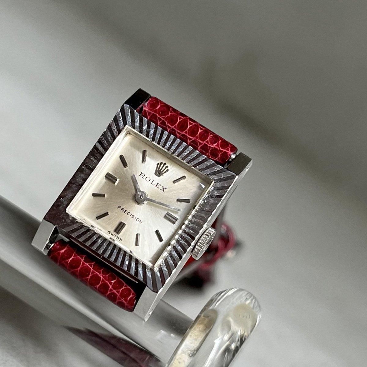 ROLEX PRECISIONʥå ץ쥷18KWG ե롼ƥåɥ٥  