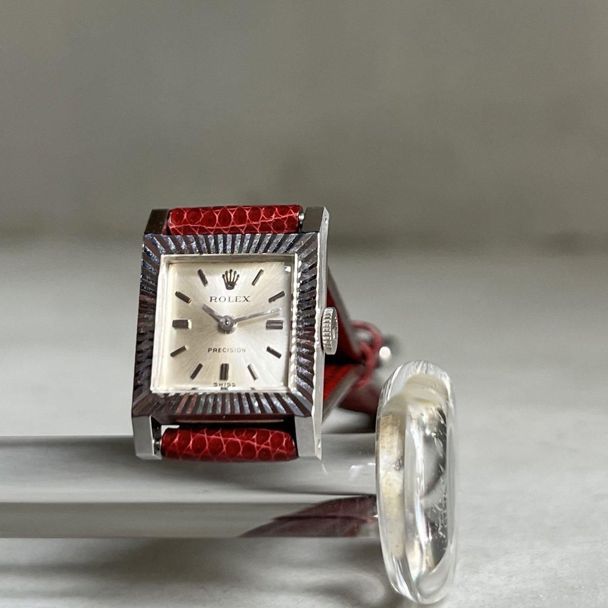 ROLEX PRECISIONʥå ץ쥷18KWG ե롼ƥåɥ٥  