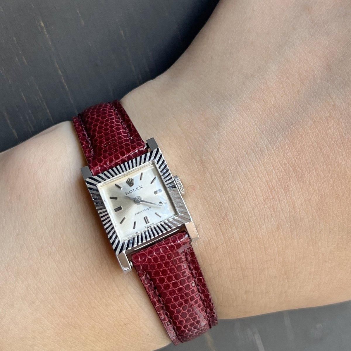 ROLEX PRECISIONʥå ץ쥷18KWG ե롼ƥåɥ٥  