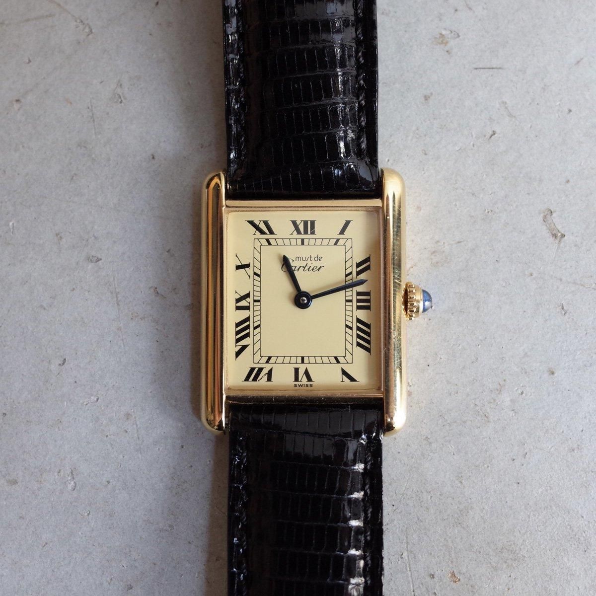 Cartier Must de Cartier（カルティエ マスト タンク）Ivory Roman LM