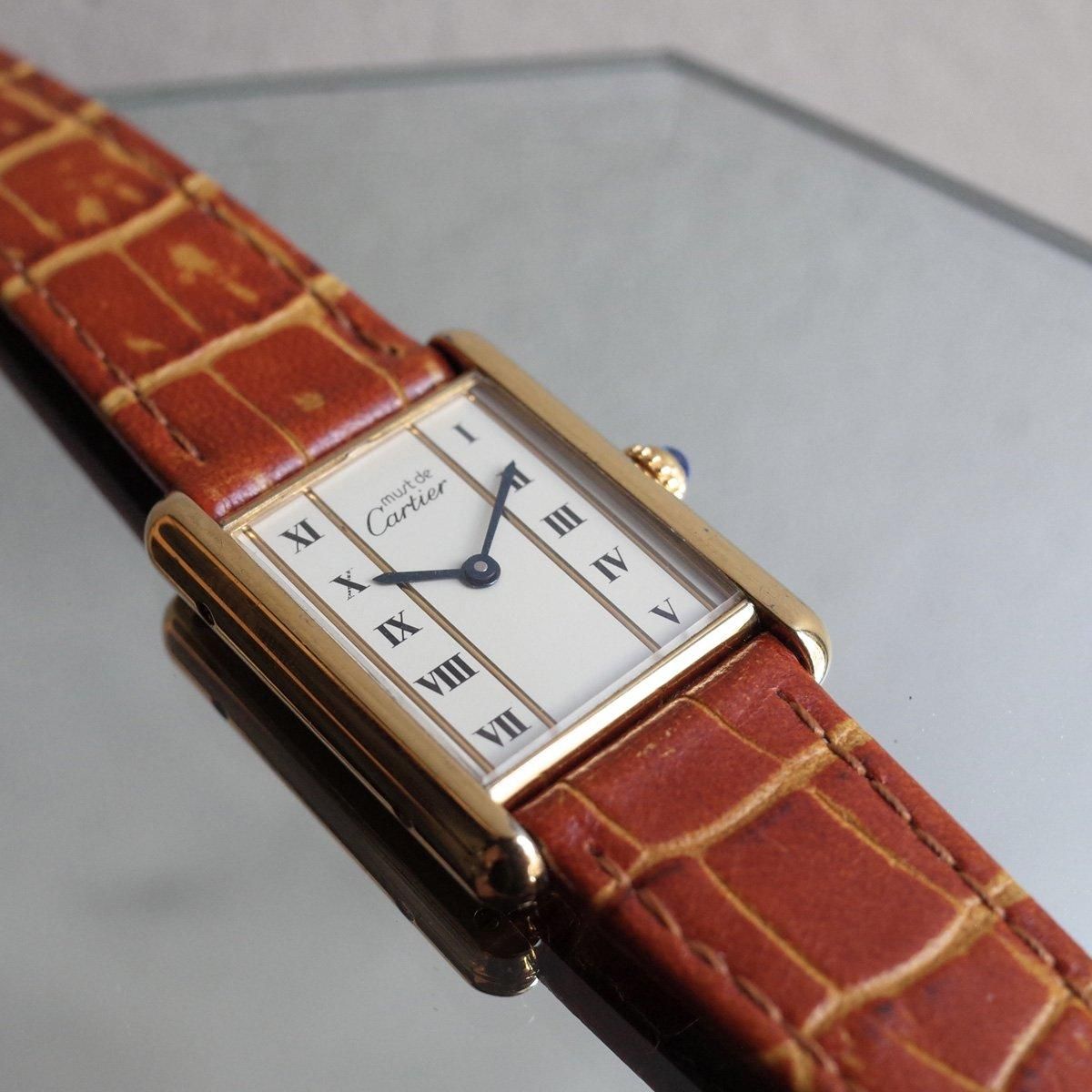 Cartier Must de Cartier（カルティエ マスト タンク）ゴールドライン