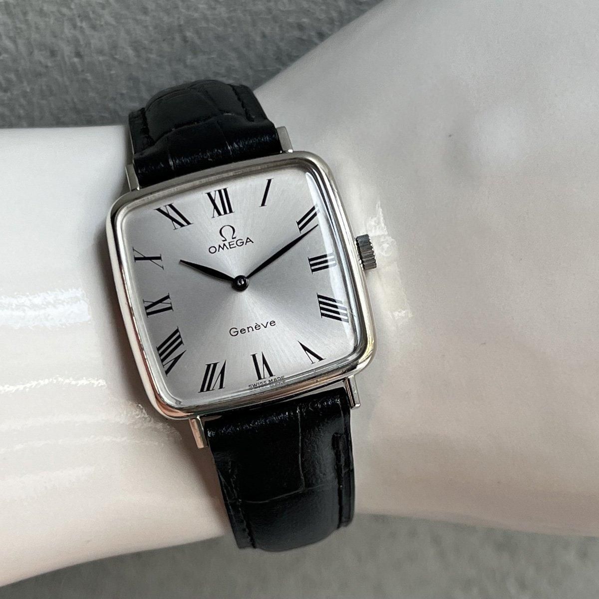 OMEGA GENEVE(オメガ ジュネーブ)クッションケース ローマ数字 純正尾錠- JeJe PIANO ONLINE BOUTIQUE 神戸のアンティーク時計,ジュエリー,ファッション専門店 OMEGA GENEVE(オメガ ジュネーブ)クッションケース ローマ数字 純正尾錠- JeJe PIANO ONLINE BOUTIQUE 神戸のアンティーク時計,ジュエリー,ファッション専門店