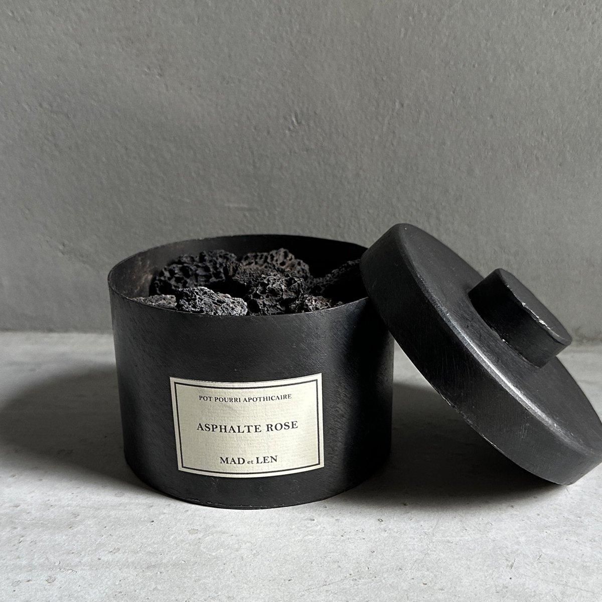 MAD et LEN Pot Pourri d'Apothicaire BLACK LAVA ROCK ASPHART ROSEʥޥɥ ݥץ ֥å å եȥ 