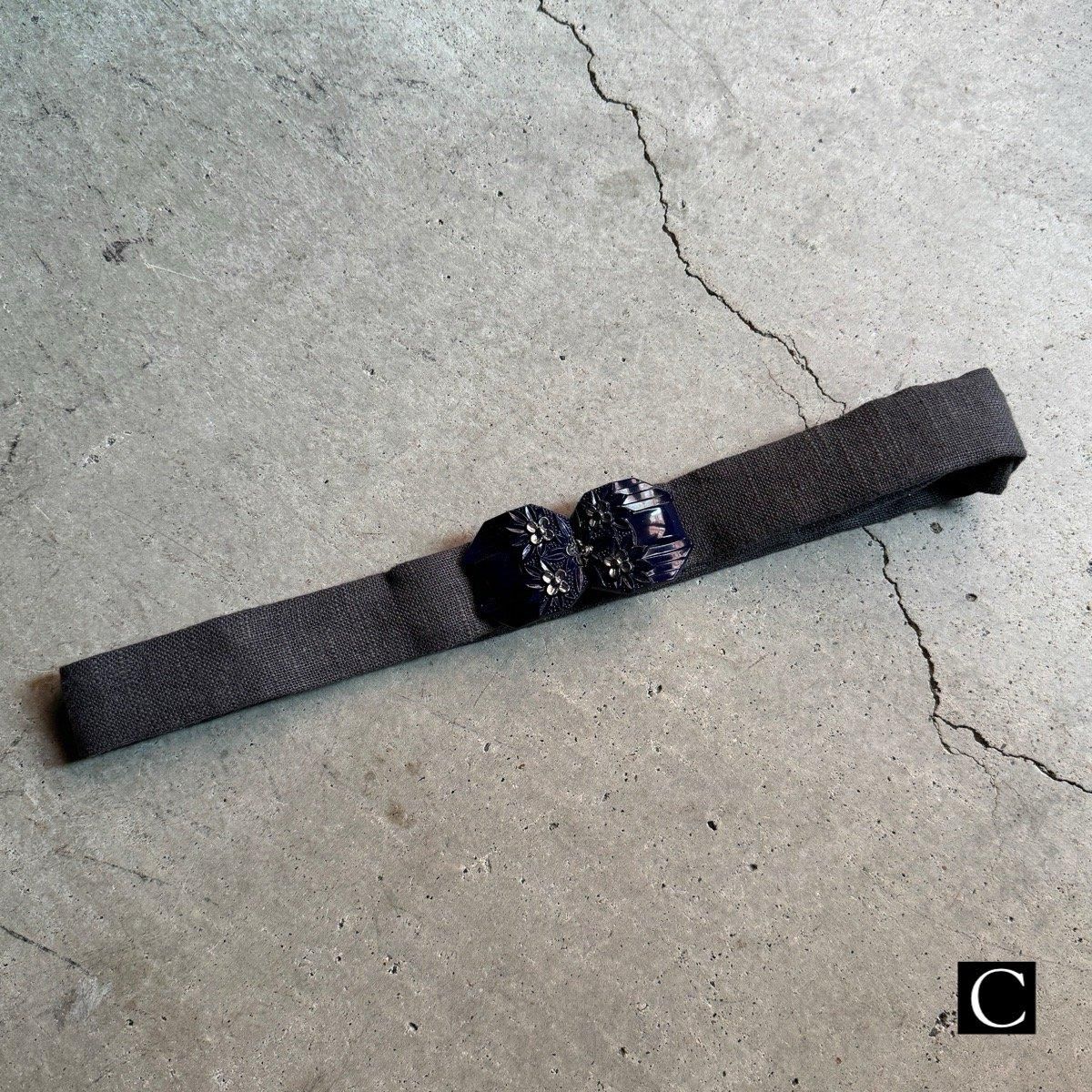 ꥸʥ٥ ߥ / 1920-30ǯ   饹 С饤 Хå Czech Glass Buckle
