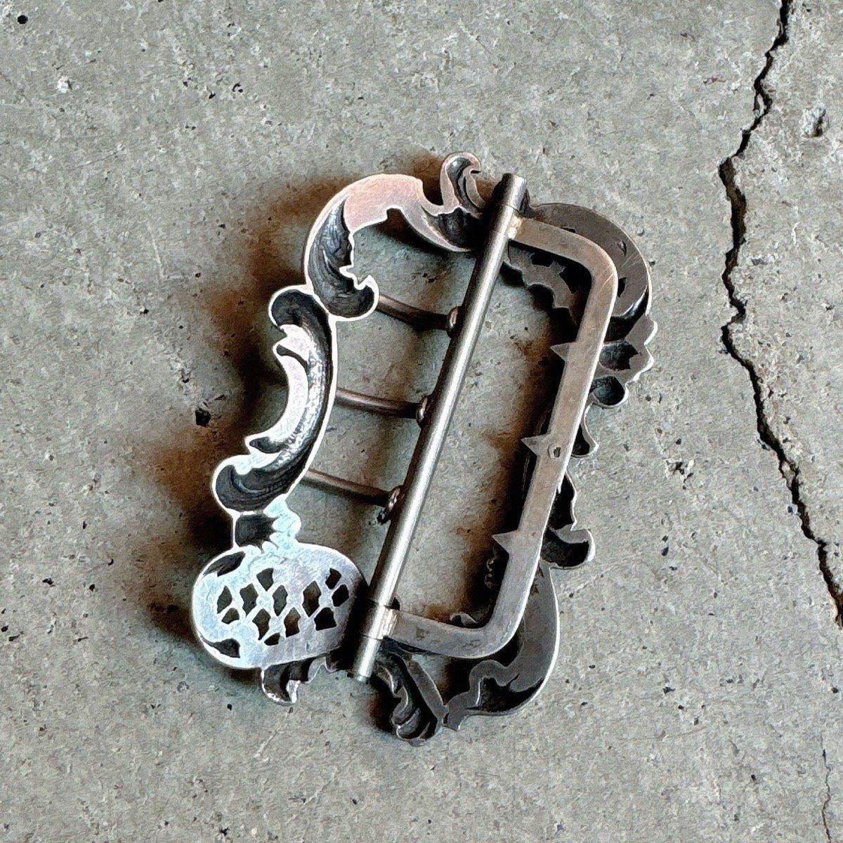 ꥸʥ٥ ߥ / 1900-10ǯ ᥿ 磻ɥХå Metal Wide Buckle
