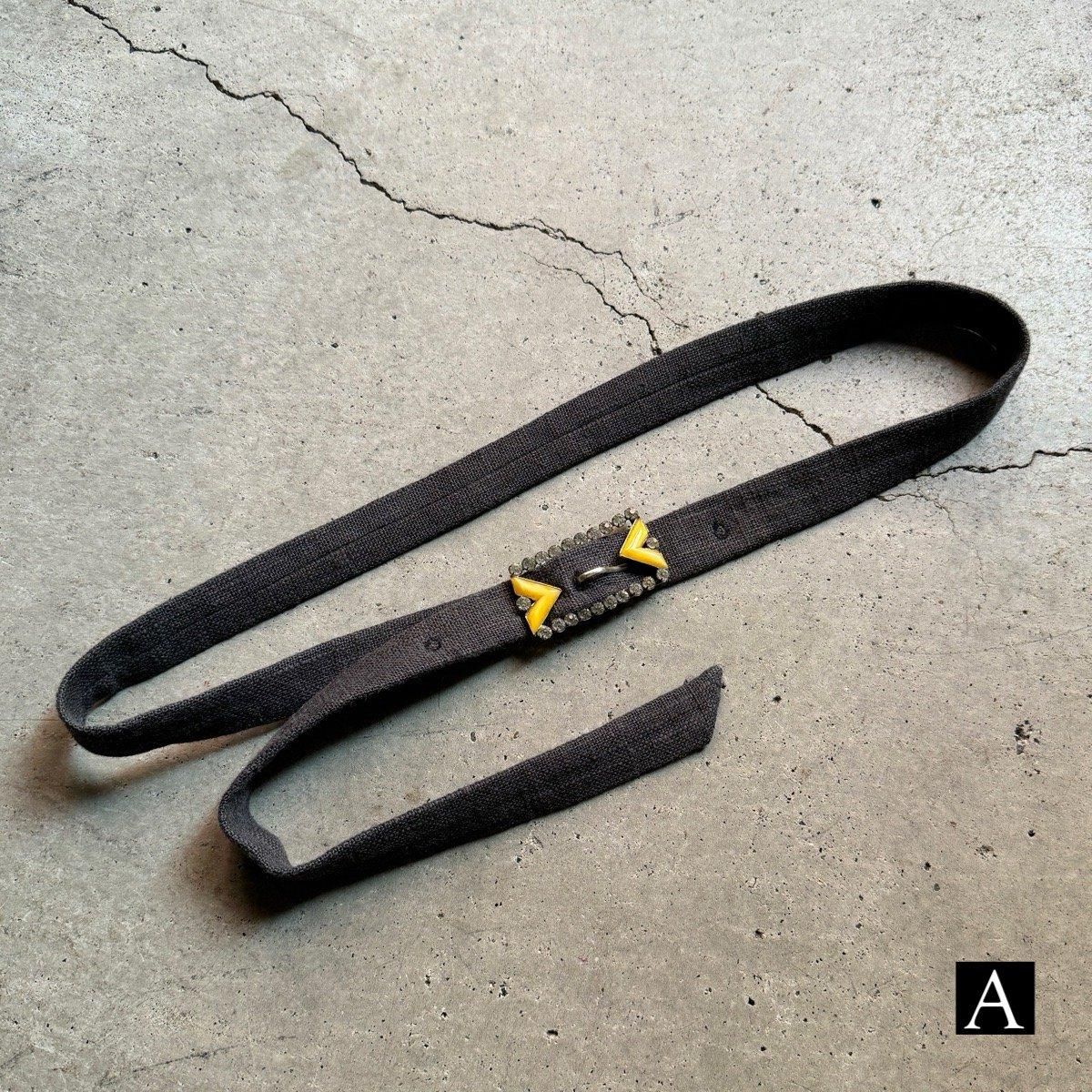 ꥸʥ٥ ߥ / 1900-10ǯ ᥿ 磻ɥХå Metal Wide Buckle