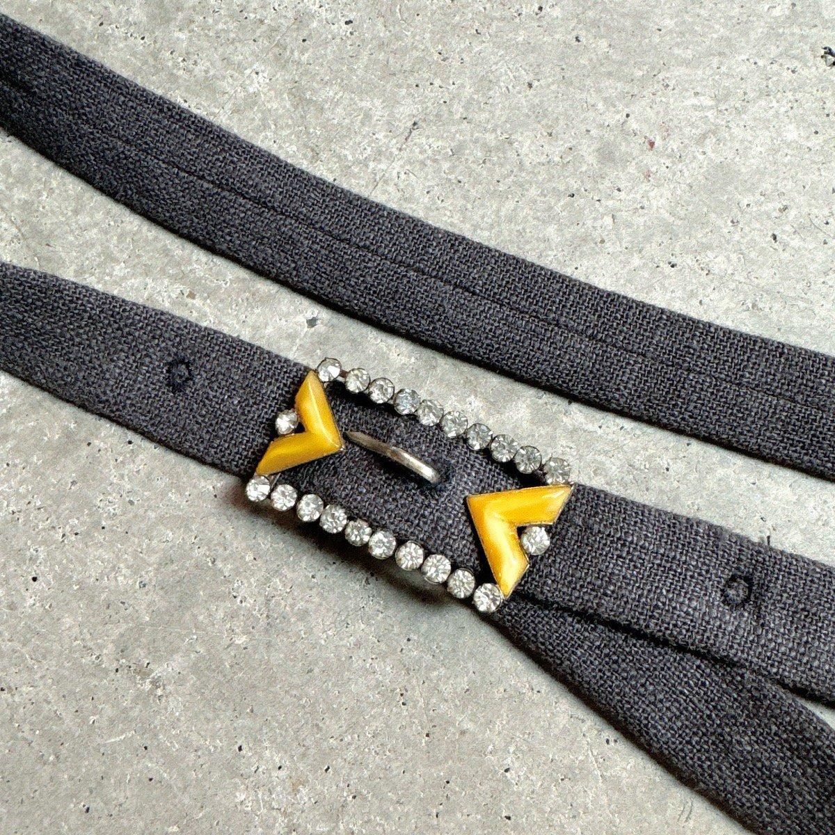 ꥸʥ٥ / 1950ǯ ե  饹  Хå French Glass Buckle
