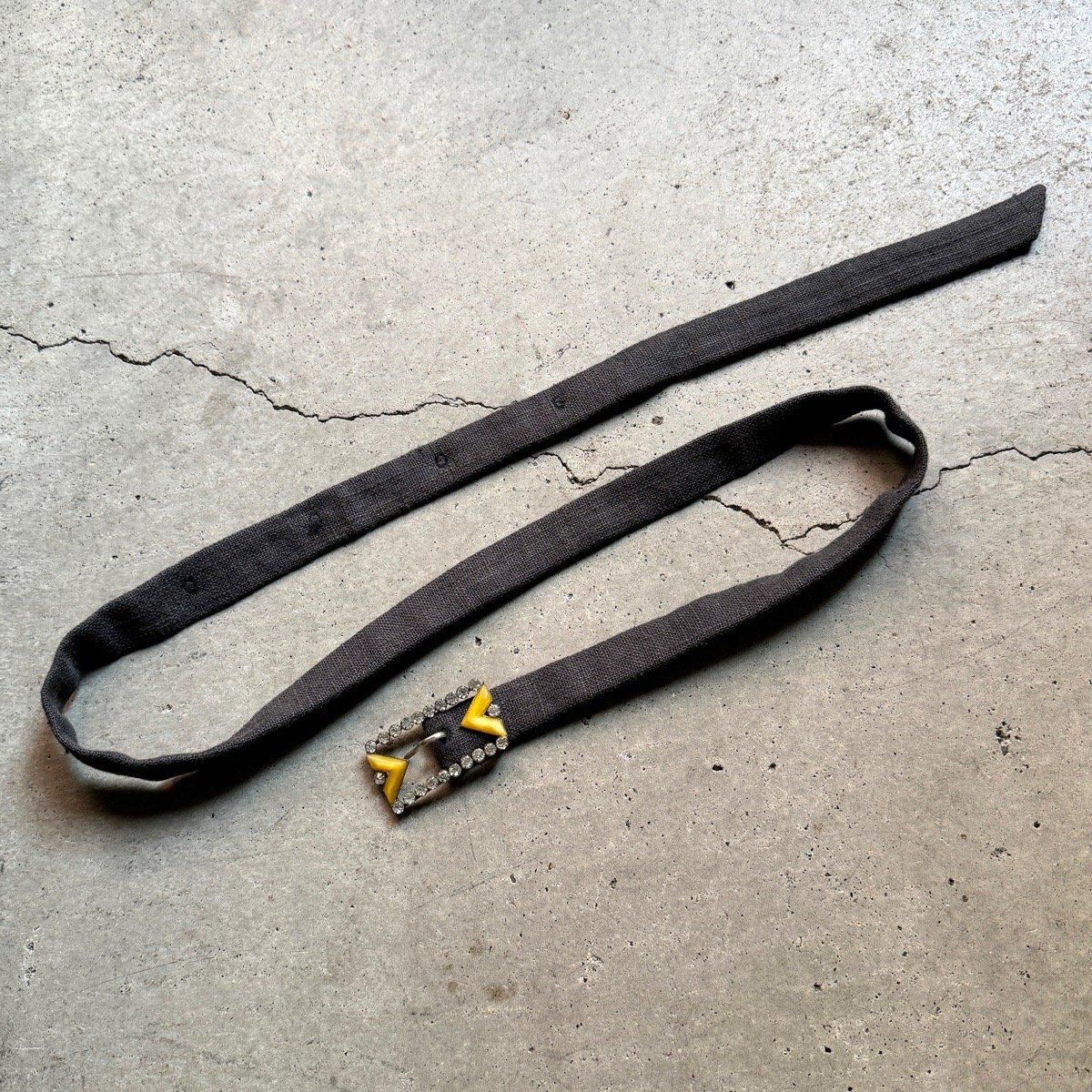 ꥸʥ٥ / 1950ǯ ե  饹  Хå French Glass Buckle
