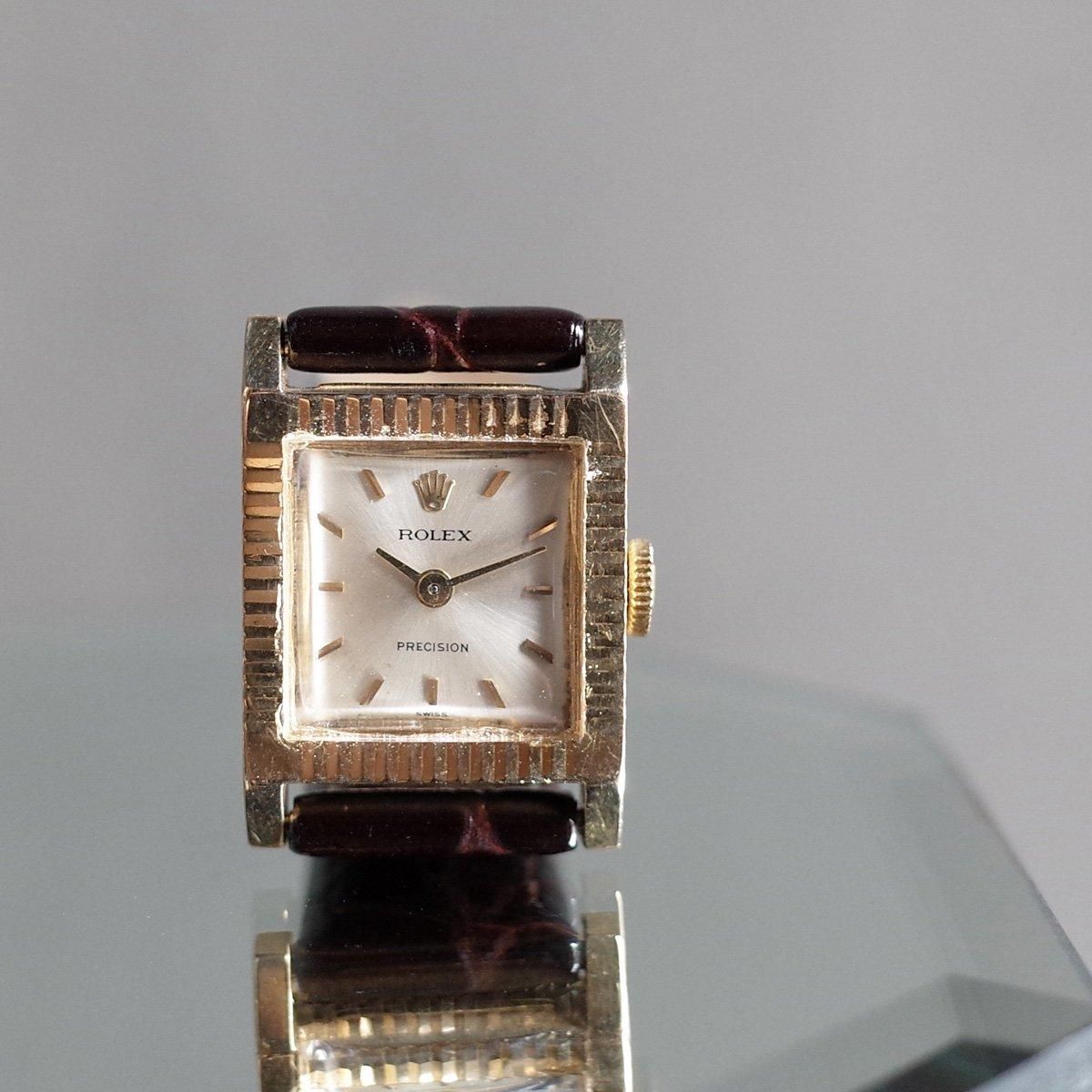 <img class='new_mark_img1' src='https://img.shop-pro.jp/img/new/icons13.gif' style='border:none;display:inline;margin:0px;padding:0px;width:auto;' />ROLEX PRECISIONʥå ץ쥷18KYG ե롼ƥåɥ٥ 