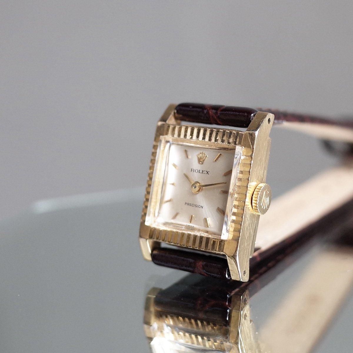 <img class='new_mark_img1' src='https://img.shop-pro.jp/img/new/icons13.gif' style='border:none;display:inline;margin:0px;padding:0px;width:auto;' />ROLEX PRECISIONʥå ץ쥷18KYG ե롼ƥåɥ٥ 