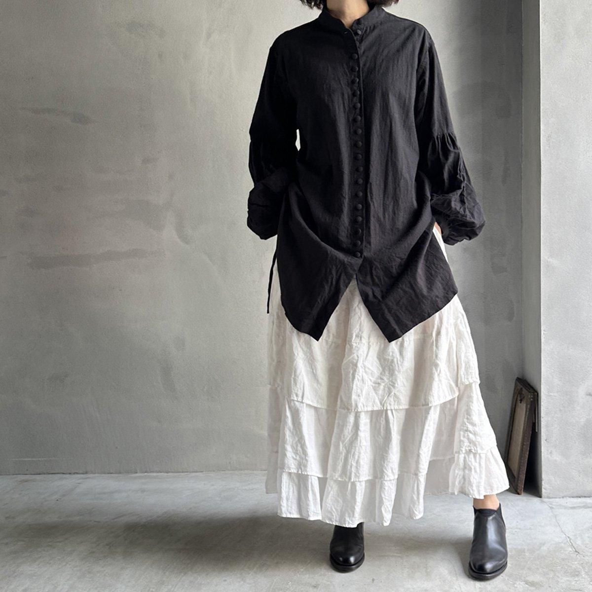 <img class='new_mark_img1' src='https://img.shop-pro.jp/img/new/icons56.gif' style='border:none;display:inline;margin:0px;padding:0px;width:auto;' />HALLELUJAH 4, Chemise Religieuseʥϥ ƻ ġCoal Black