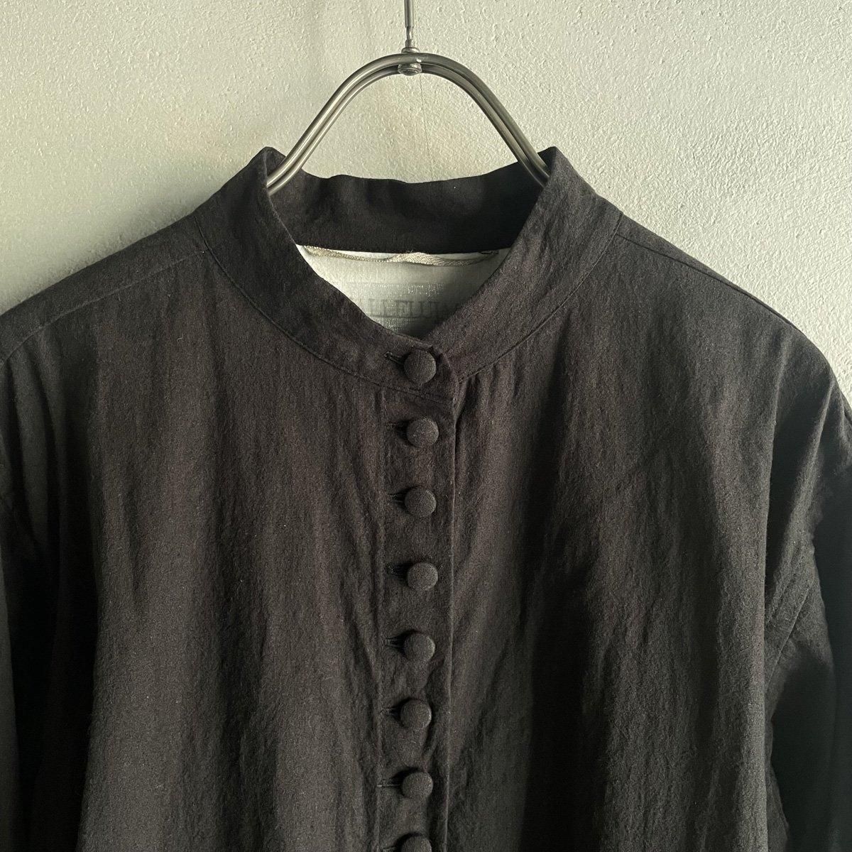 <img class='new_mark_img1' src='https://img.shop-pro.jp/img/new/icons56.gif' style='border:none;display:inline;margin:0px;padding:0px;width:auto;' />HALLELUJAH 4, Chemise Religieuseʥϥ ƻ ġCoal Black