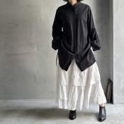 <img class='new_mark_img1' src='https://img.shop-pro.jp/img/new/icons56.gif' style='border:none;display:inline;margin:0px;padding:0px;width:auto;' />HALLELUJAH 4, Chemise Religieuseʥϥ ƻ ġCoal Black