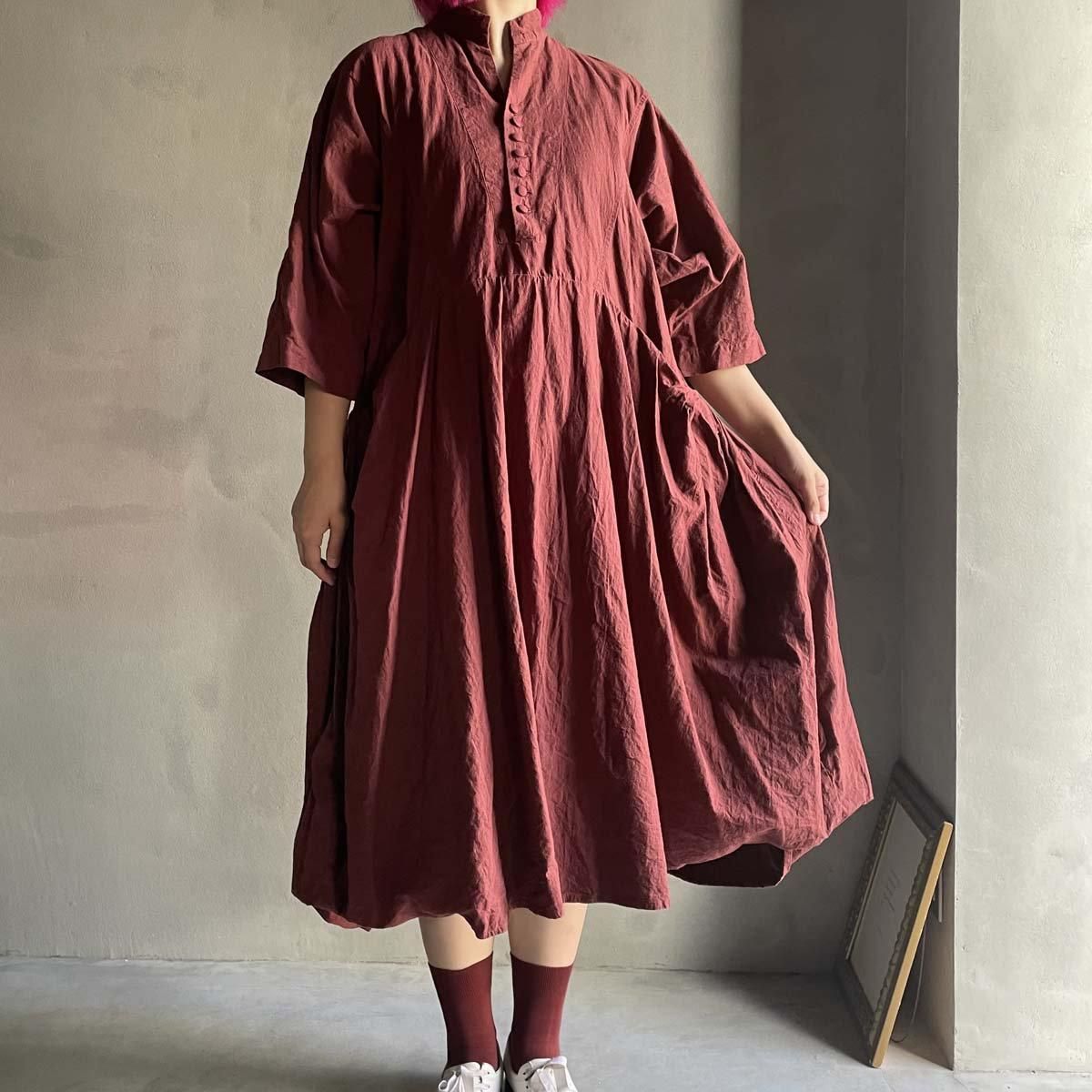 Hallelujah ハレルヤ 侍者のローブ 38 フレンチリネン ワンピース Hallelujah ハレルヤ 侍者のローブ 38 フレンチリネン ワンピース