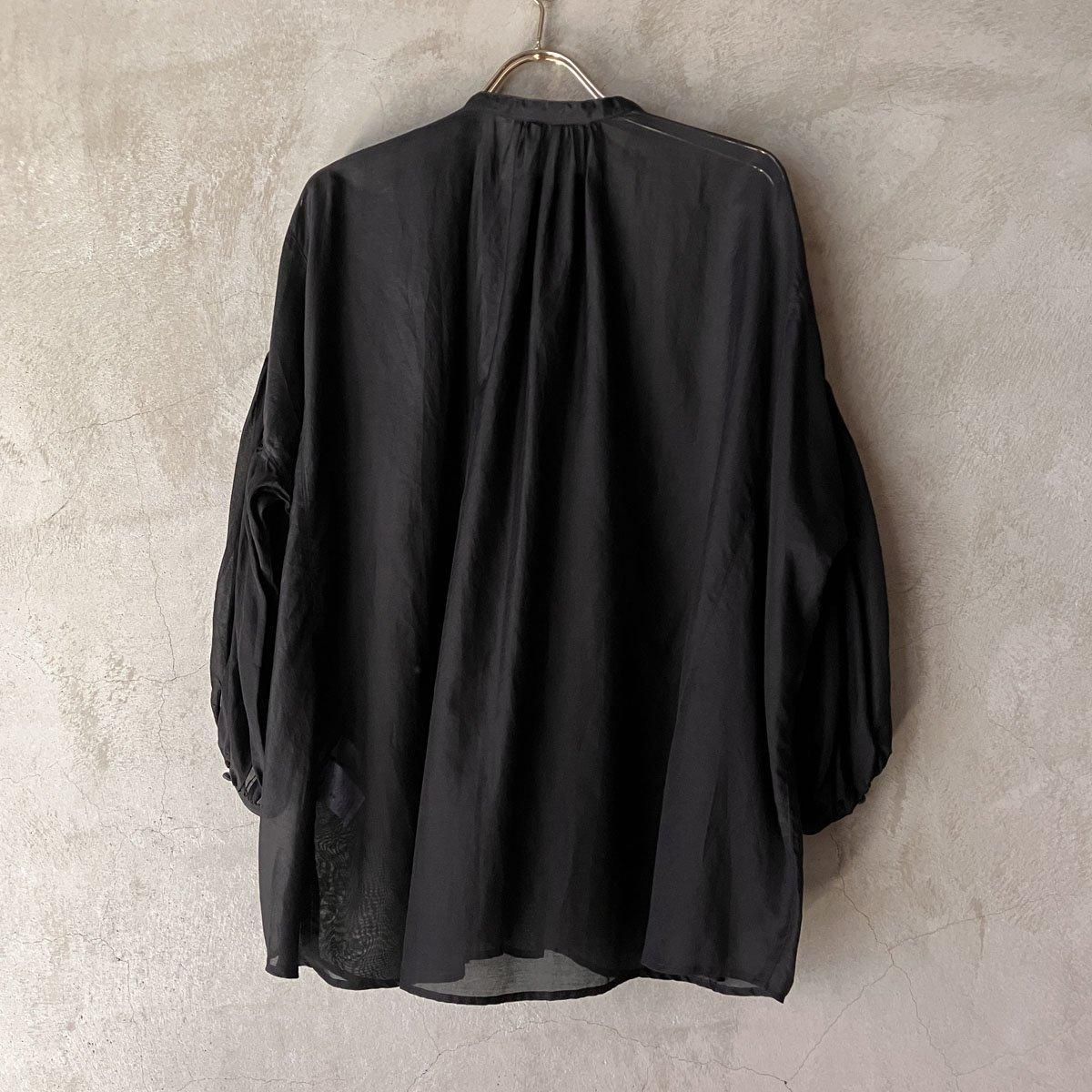 suzuki takayuki puff-sleeve blouseʥ業 ѥե꡼֥֥饦Black