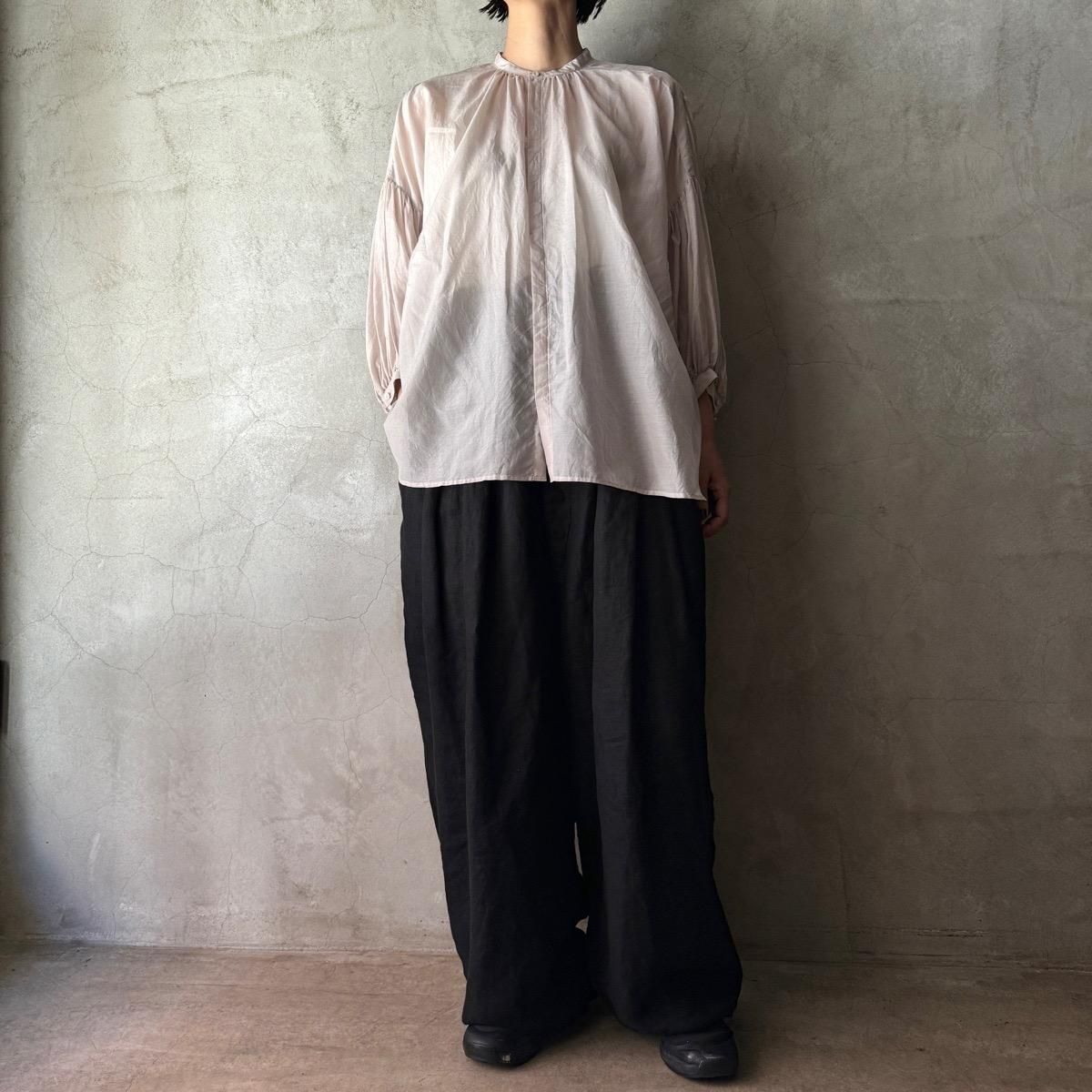 suzuki takayuki puff-sleeve blouseʥ業 ѥե꡼֥֥饦Ice Grey