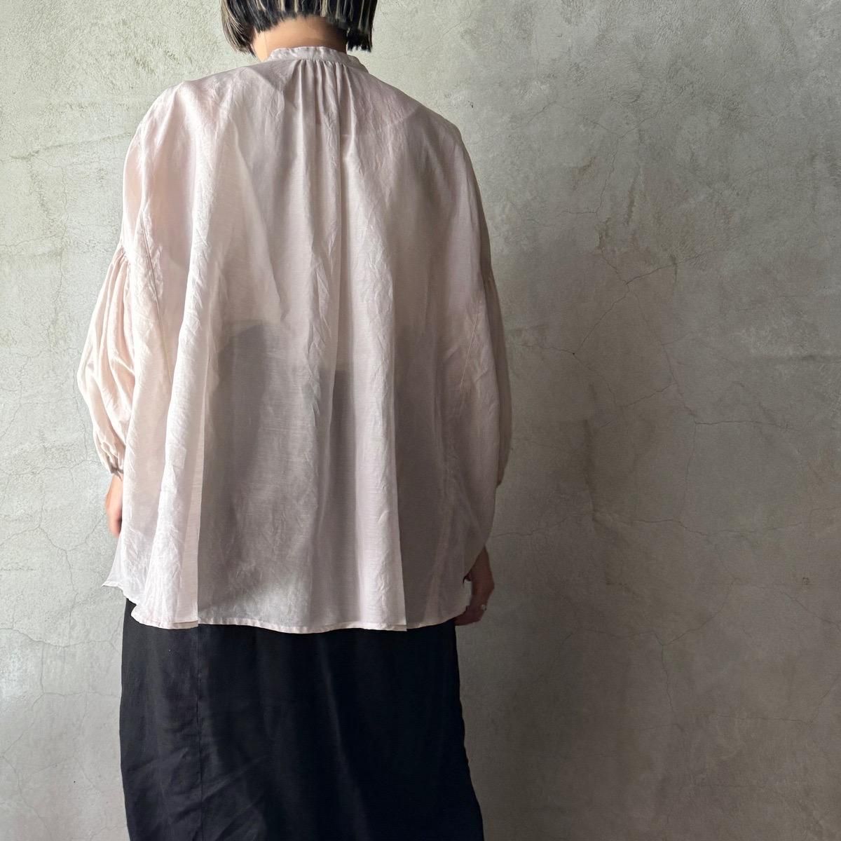 suzuki takayuki puff-sleeve blouseʥ業 ѥե꡼֥֥饦Ice Grey