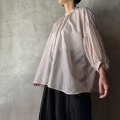 suzuki takayuki puff-sleeve blouseʥ業 ѥե꡼֥֥饦Ice Grey