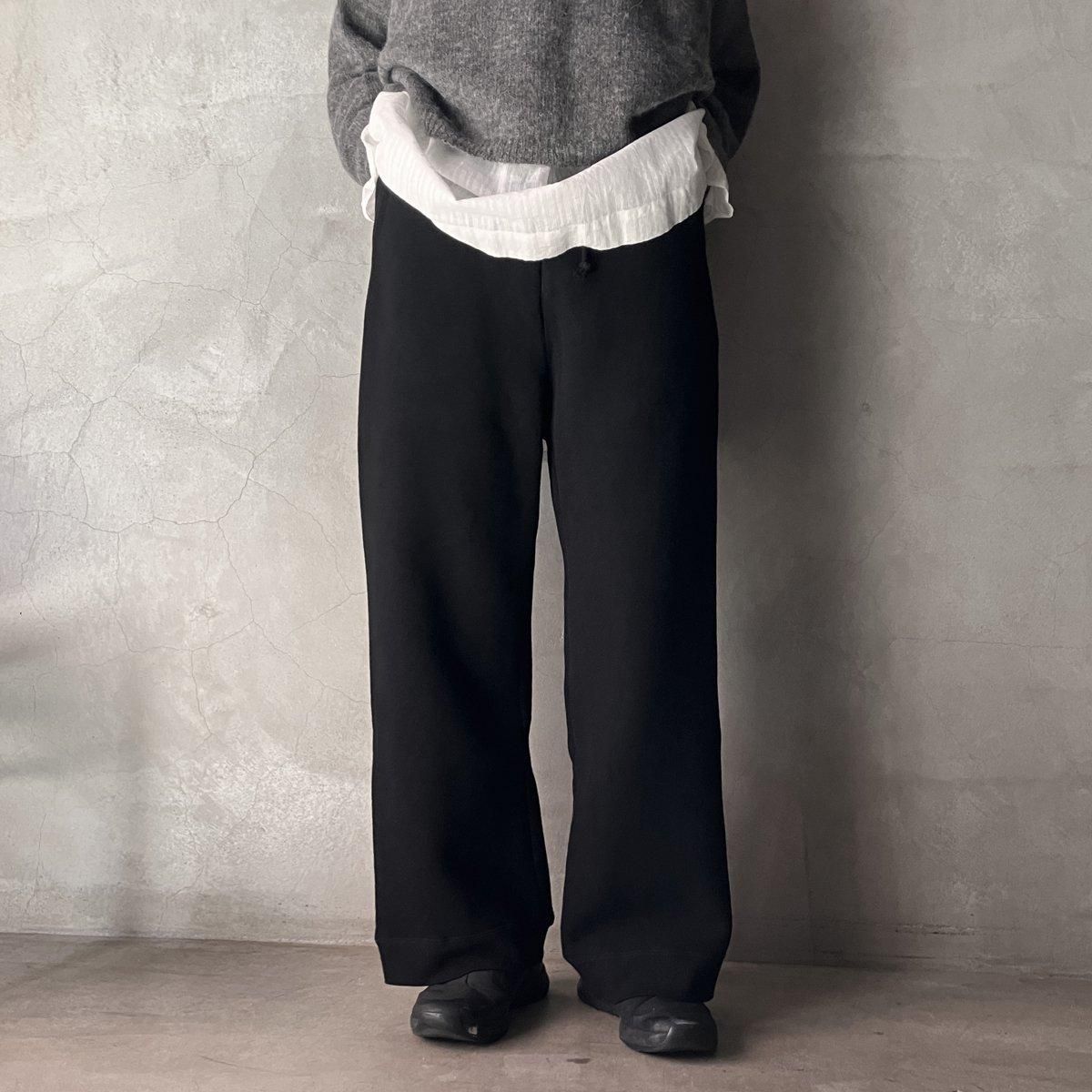 suzuki takayuki sweat pants / wide-straightʥ業 åȥѥ 磻ɥȥ졼ȡBlack / Unisex