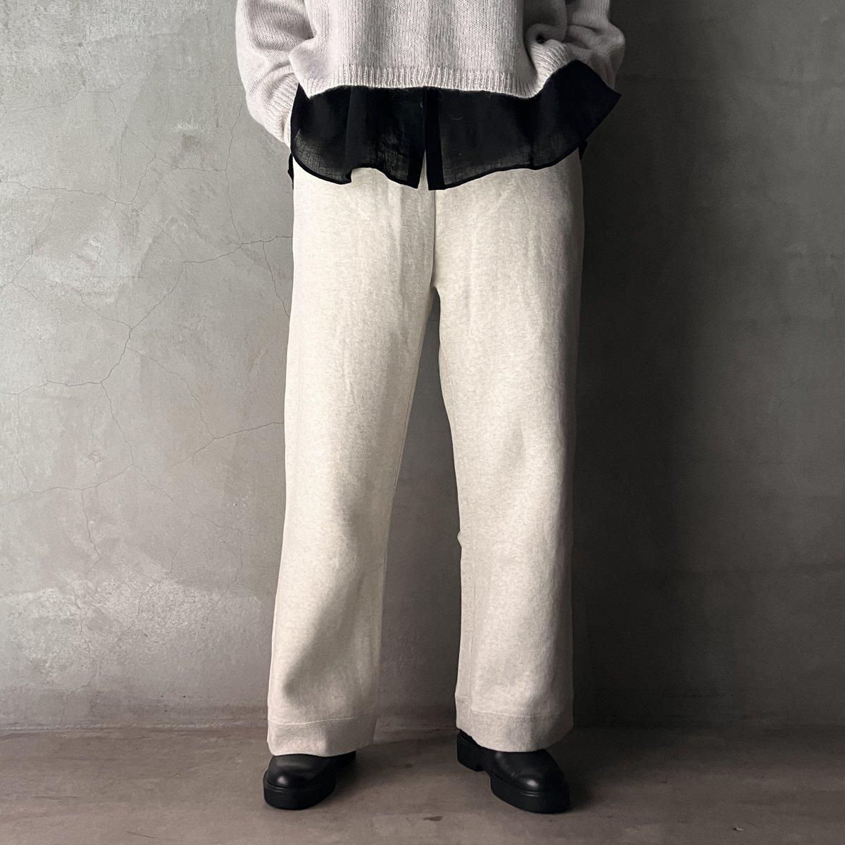 suzuki takayuki sweat pants / wide-straightʥ業 åȥѥ 磻ɥȥ졼ȡOatmeal / Unisex