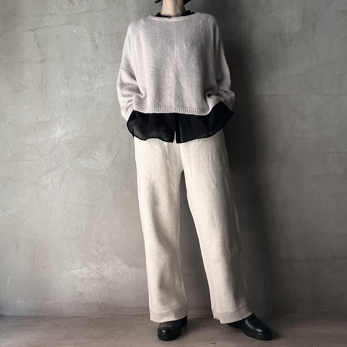 suzuki takayuki sweat pants / wide-straightʥ業 åȥѥ 磻ɥȥ졼ȡOatmeal / Unisex