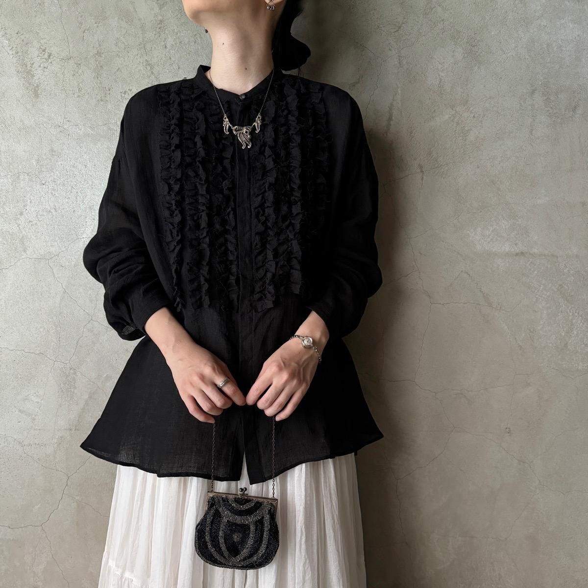 suzuki takayuki frilled blouse（スズキタカユキ フリルド