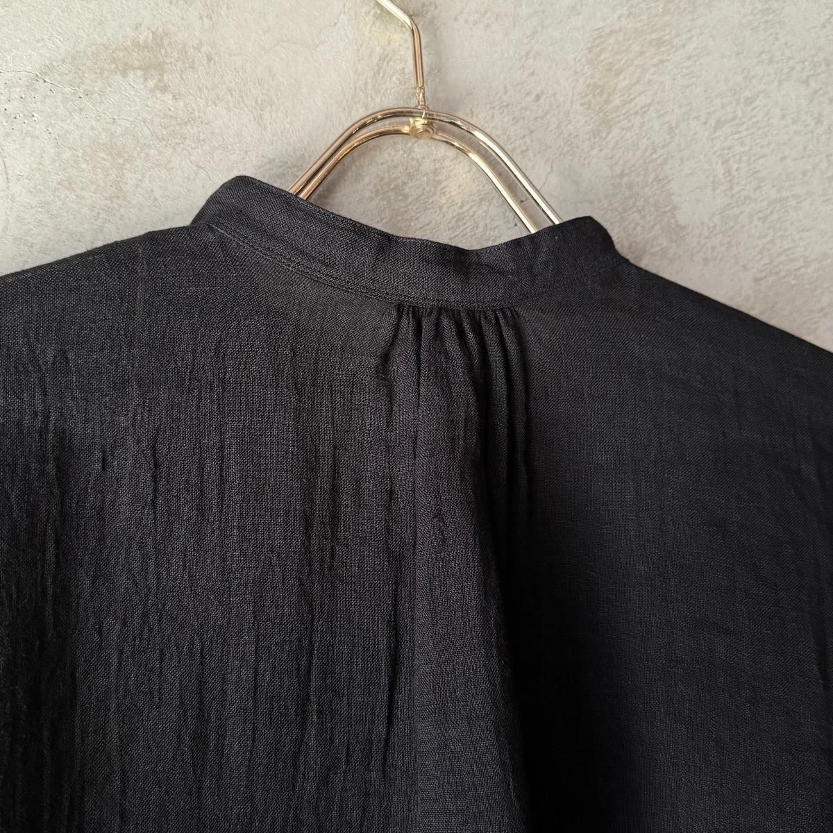 suzuki takayuki frilled blouseʥ業 եɥ֥饦Black