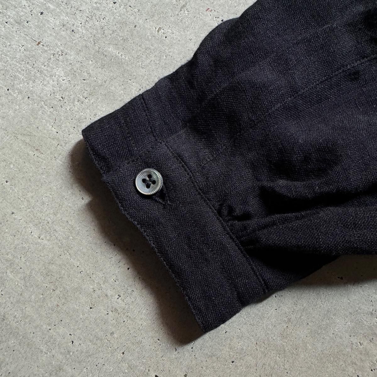 suzuki takayuki frilled blouseʥ業 եɥ֥饦Black