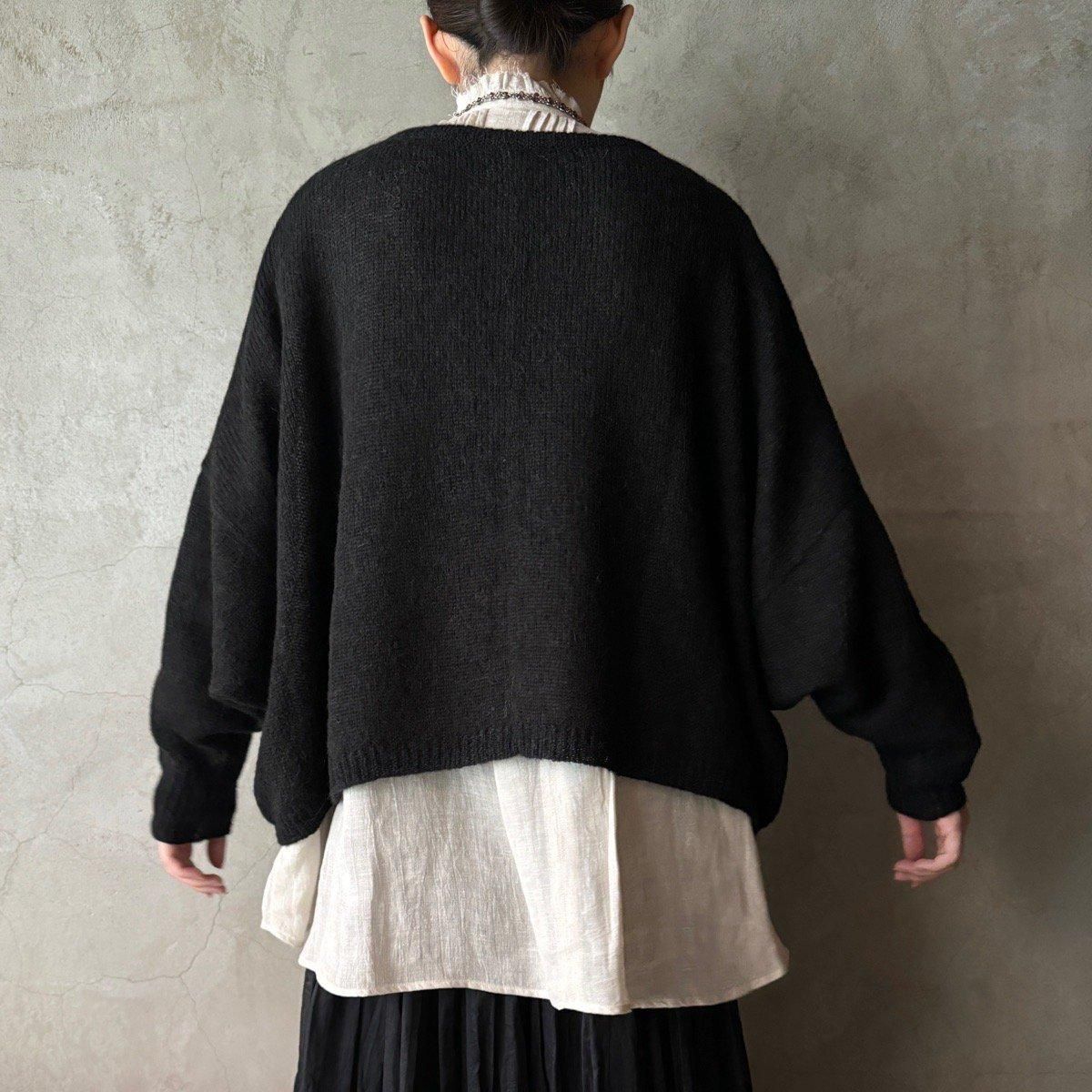 suzuki takayuki alpaca knitted capeʥ業 ѥ ˥åƥɥסBlack